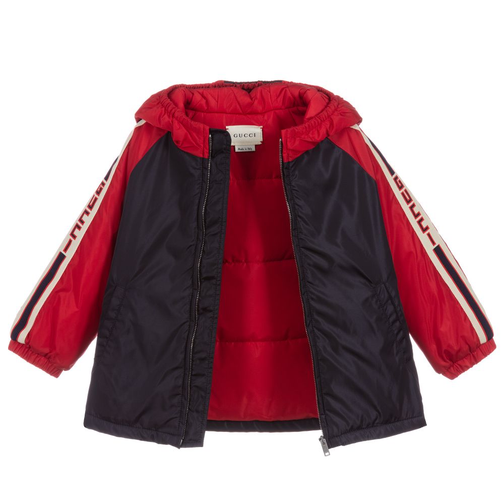 Baby Boys Blue & Red Lightweight Jacket