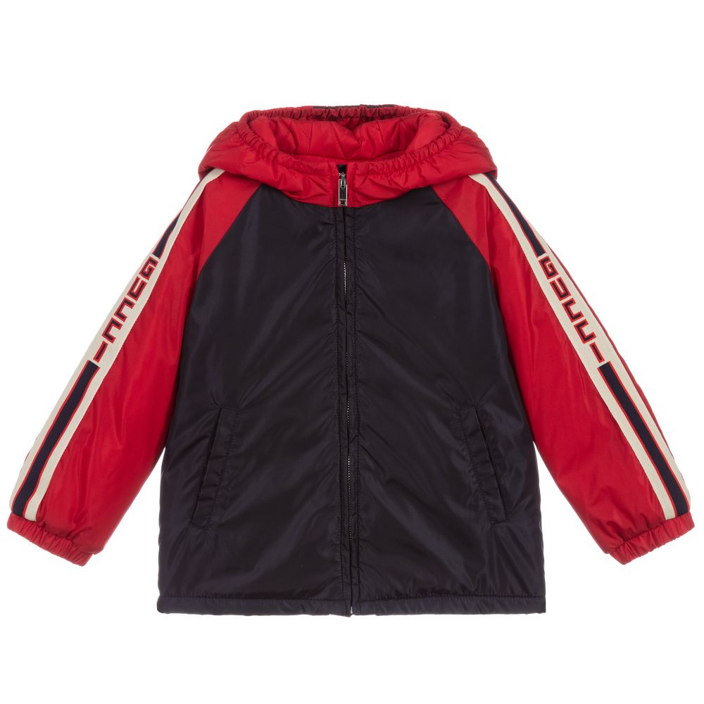 Baby Boys Blue & Red Lightweight Jacket