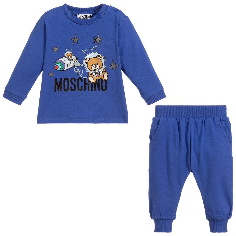 Baby Boys & Girls Blue Cotton Set