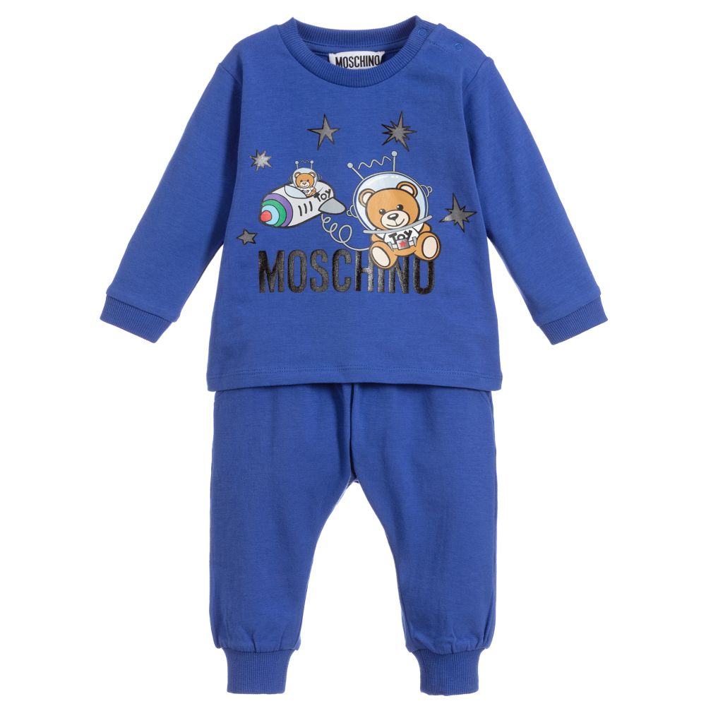 Baby Boys & Girls Blue Cotton Set