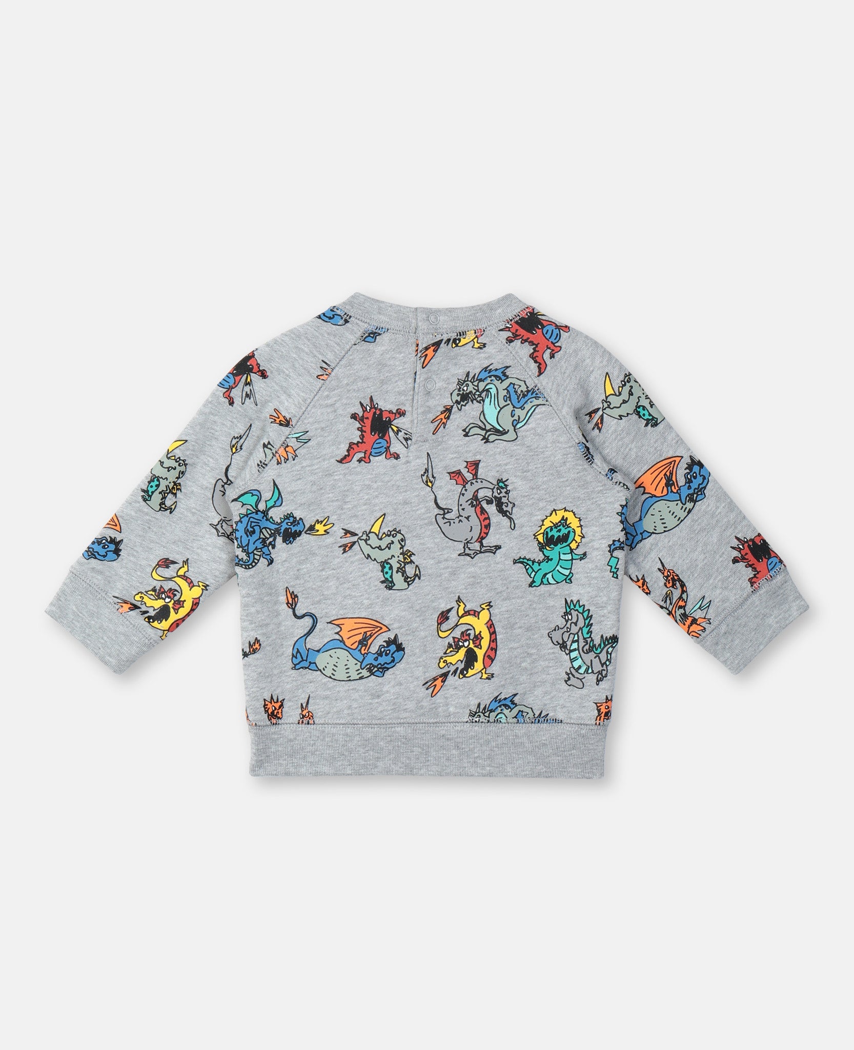 Baby Boys & Girls Grey Printing Cotton Sweater