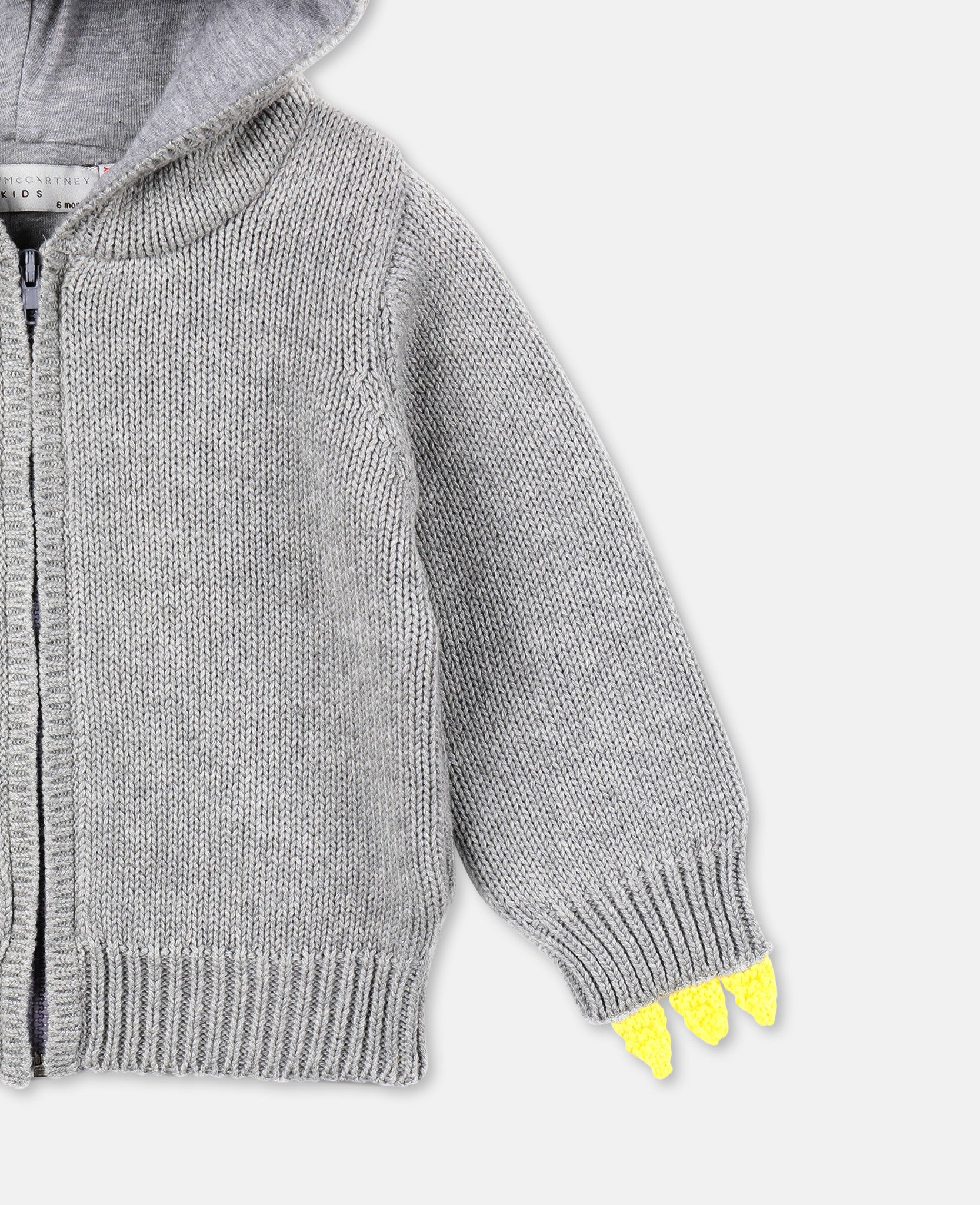 Baby Boys & Girls Grey Cotton Cardigan