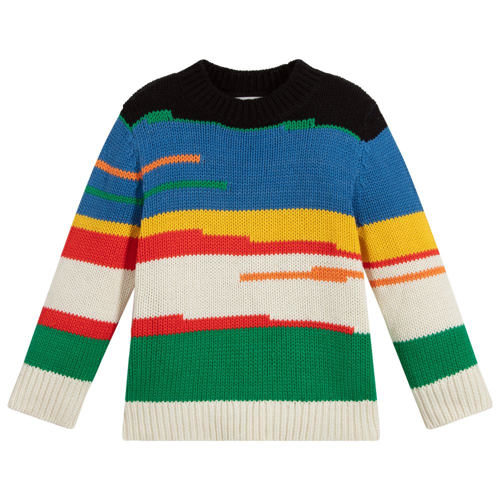 Boys Multicolor Cotton Sweater