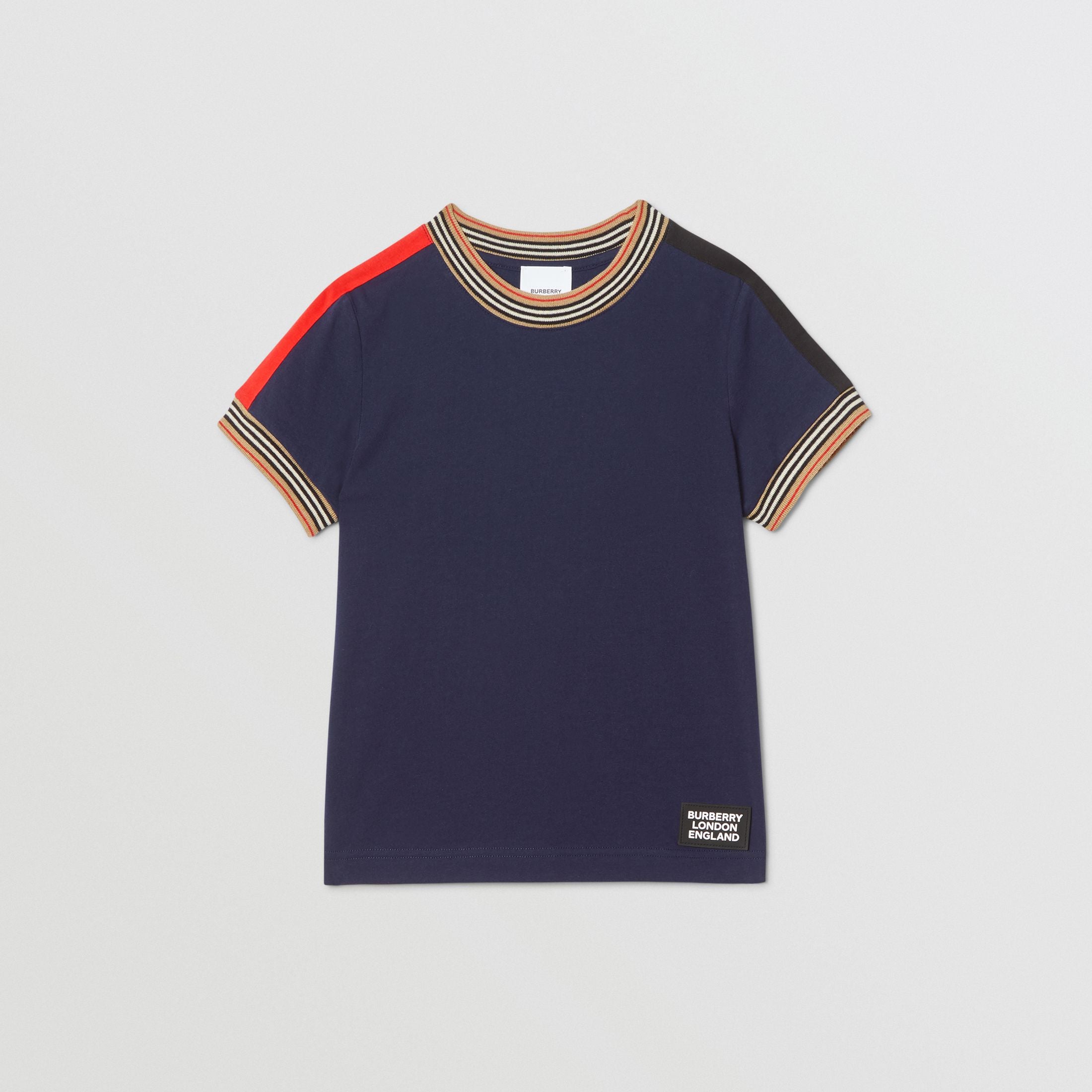 Boys Navy Cotton T-shirt