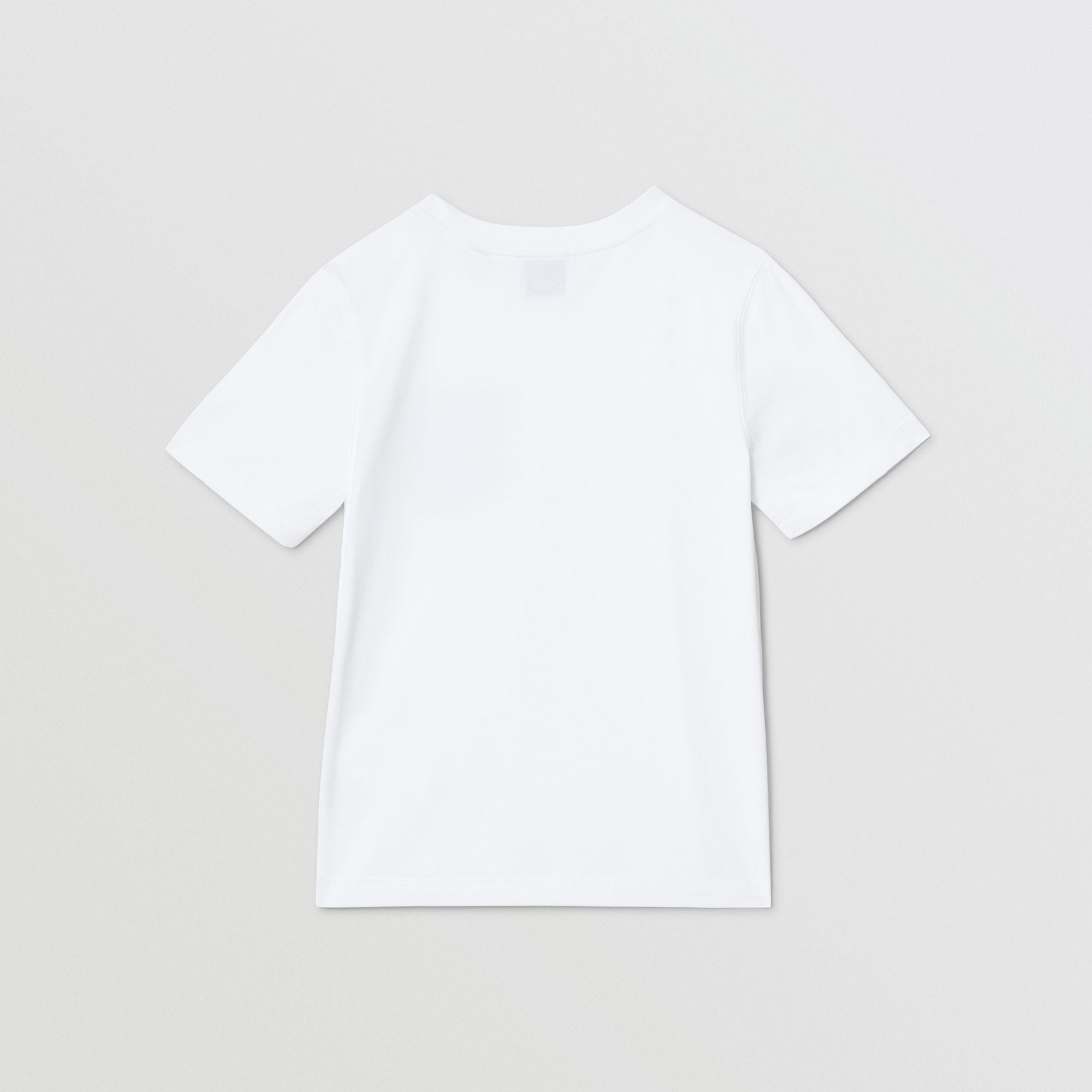 Boys White Cotton T-shirt