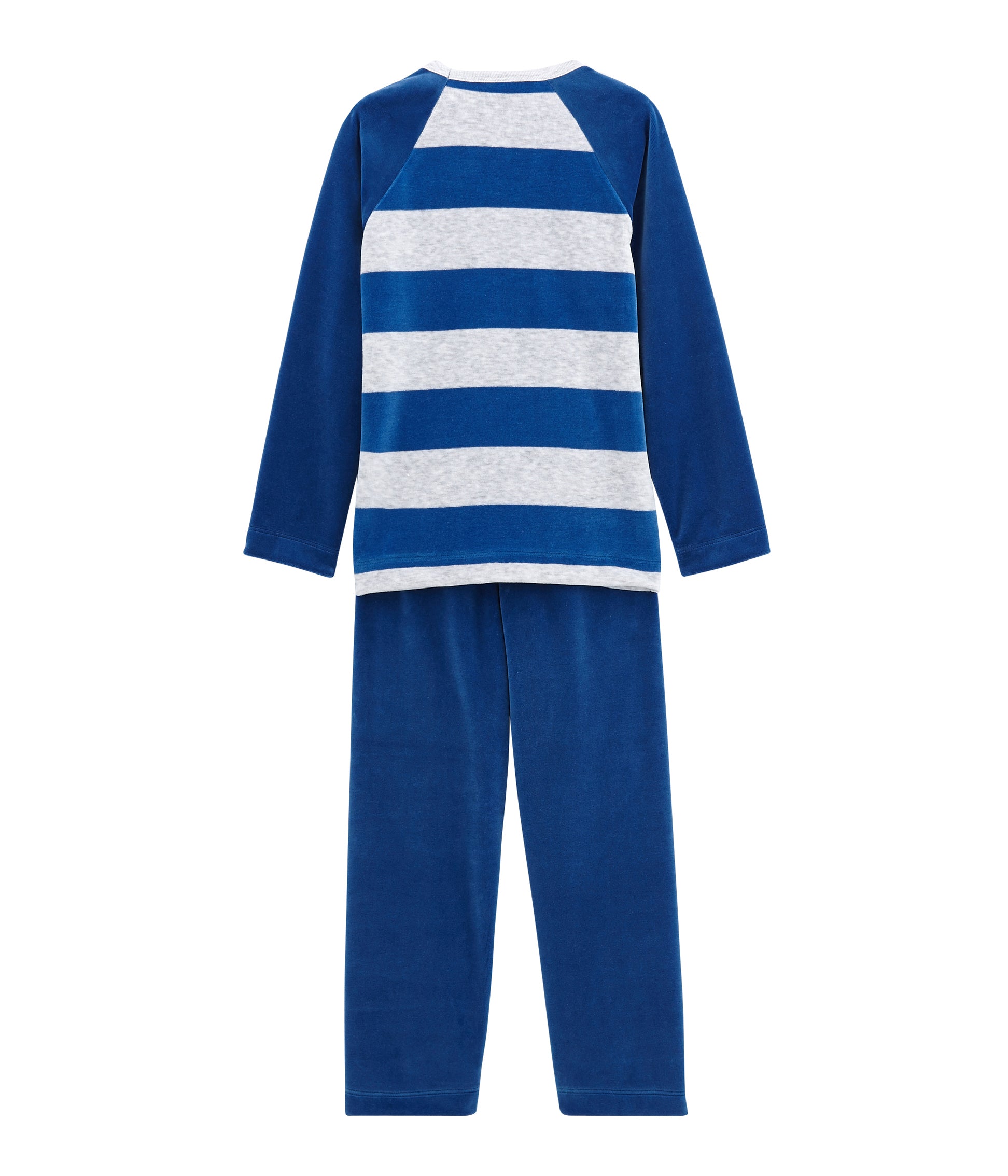 Boys Blue Stripes Cotton Sets