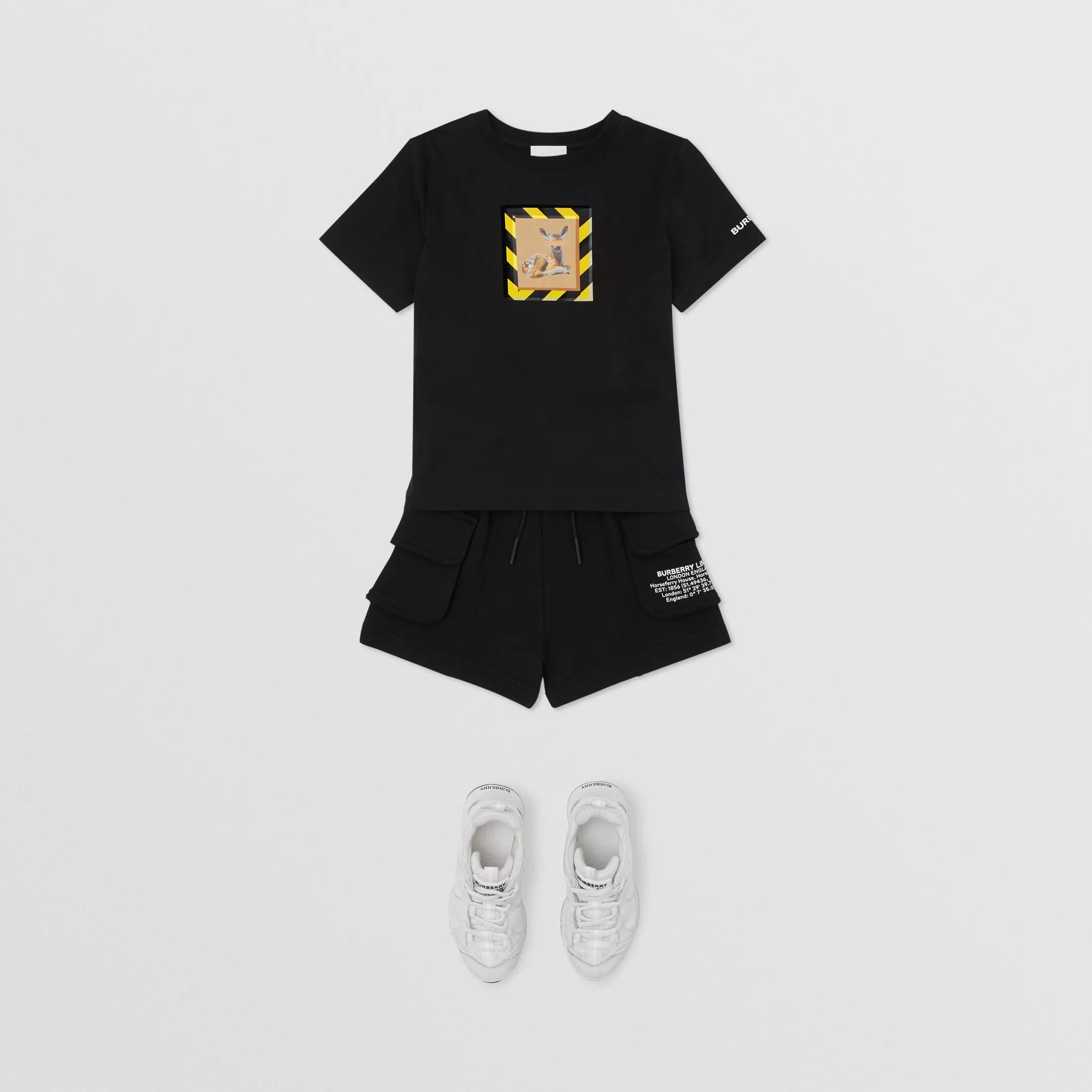 Boys Black Cotton T-shirt