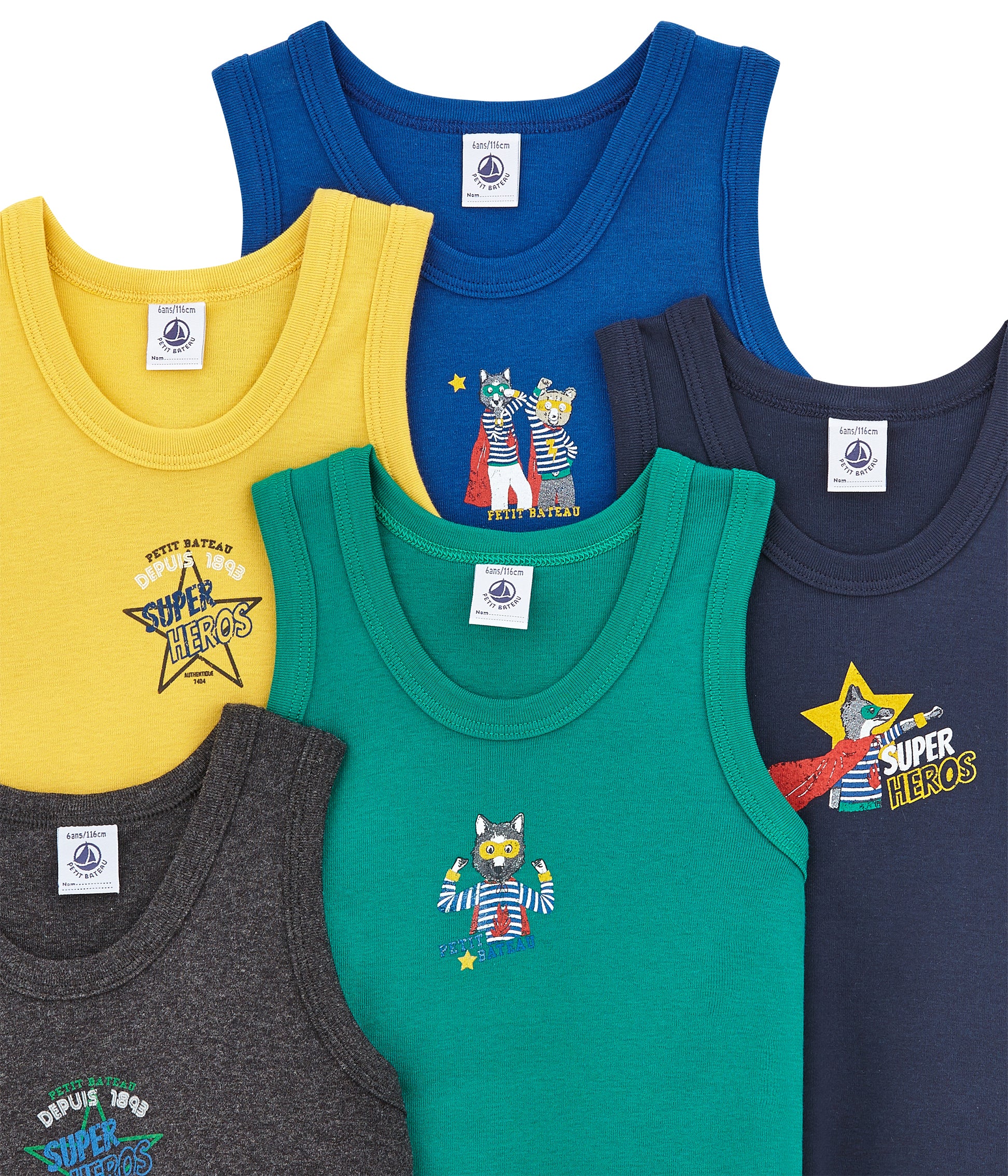 Boys Vests Cotton Sets