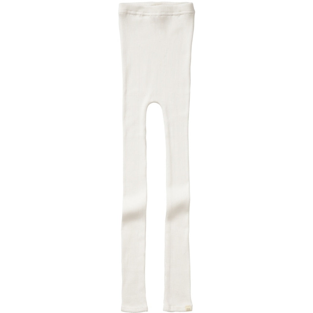 Boys & Girls White Silk Leggings