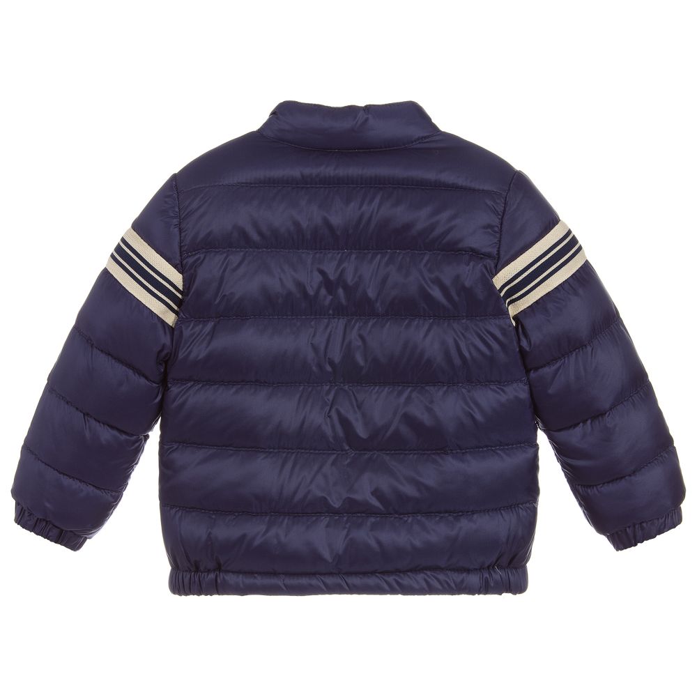 Baby Boys Dark Blue Padded Down Jacket