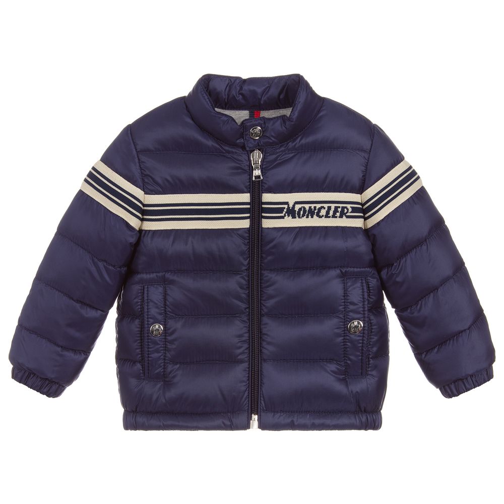 Baby Boys Dark Blue Padded Down Jacket