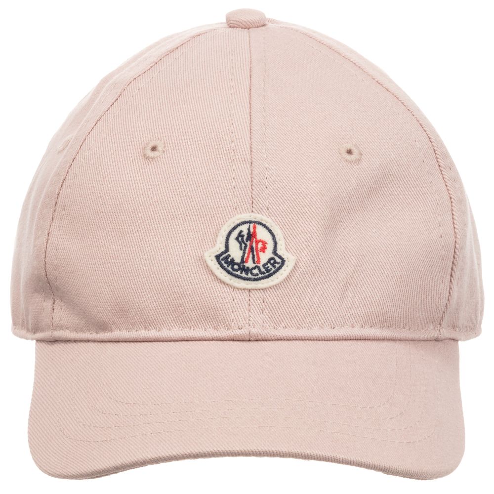 Boys & Girls Light Pink Logo Cotton Cap