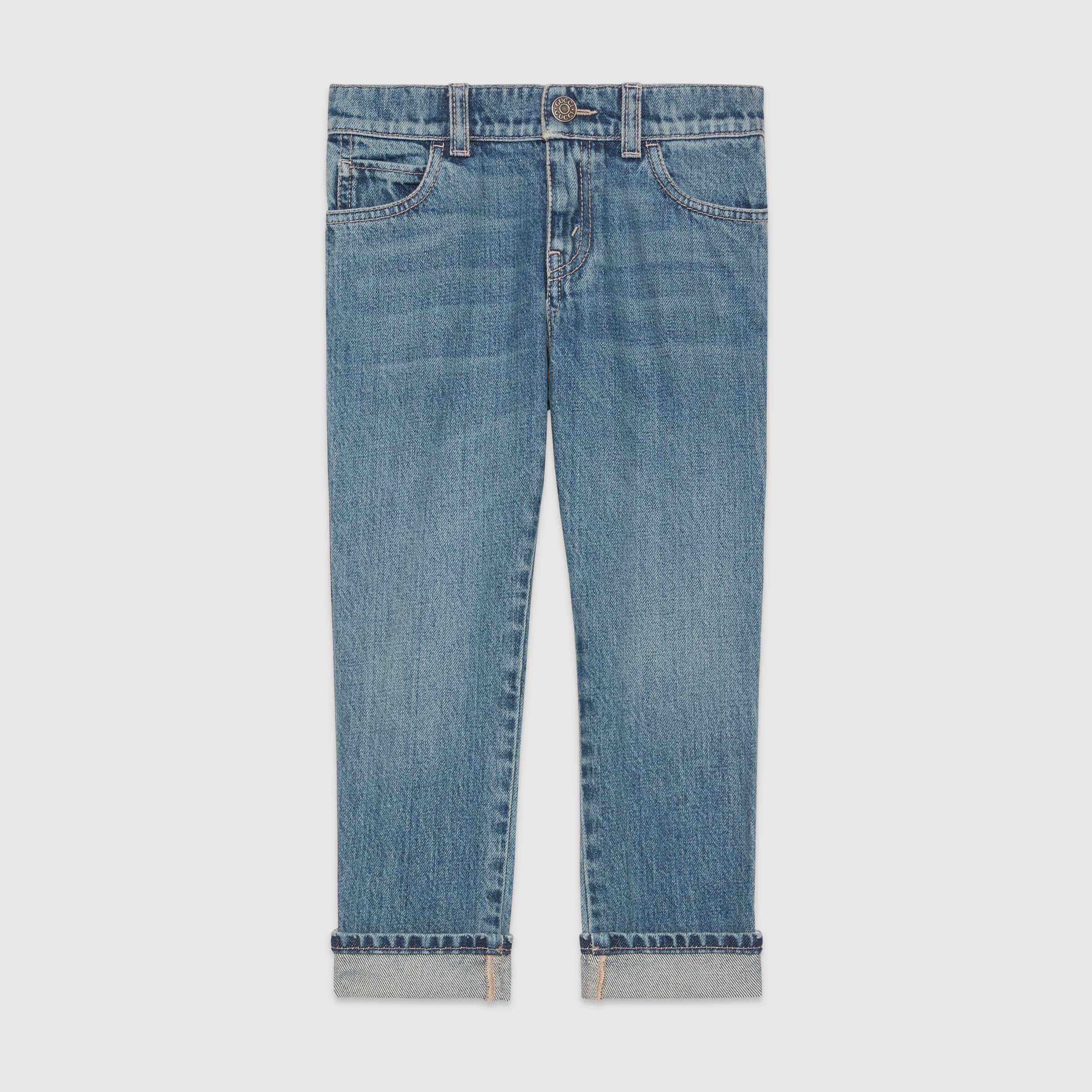 Boys Blue Denim Trousers