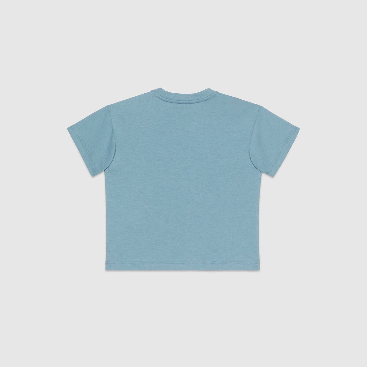 Baby Boys Blue Cotton T-shirt