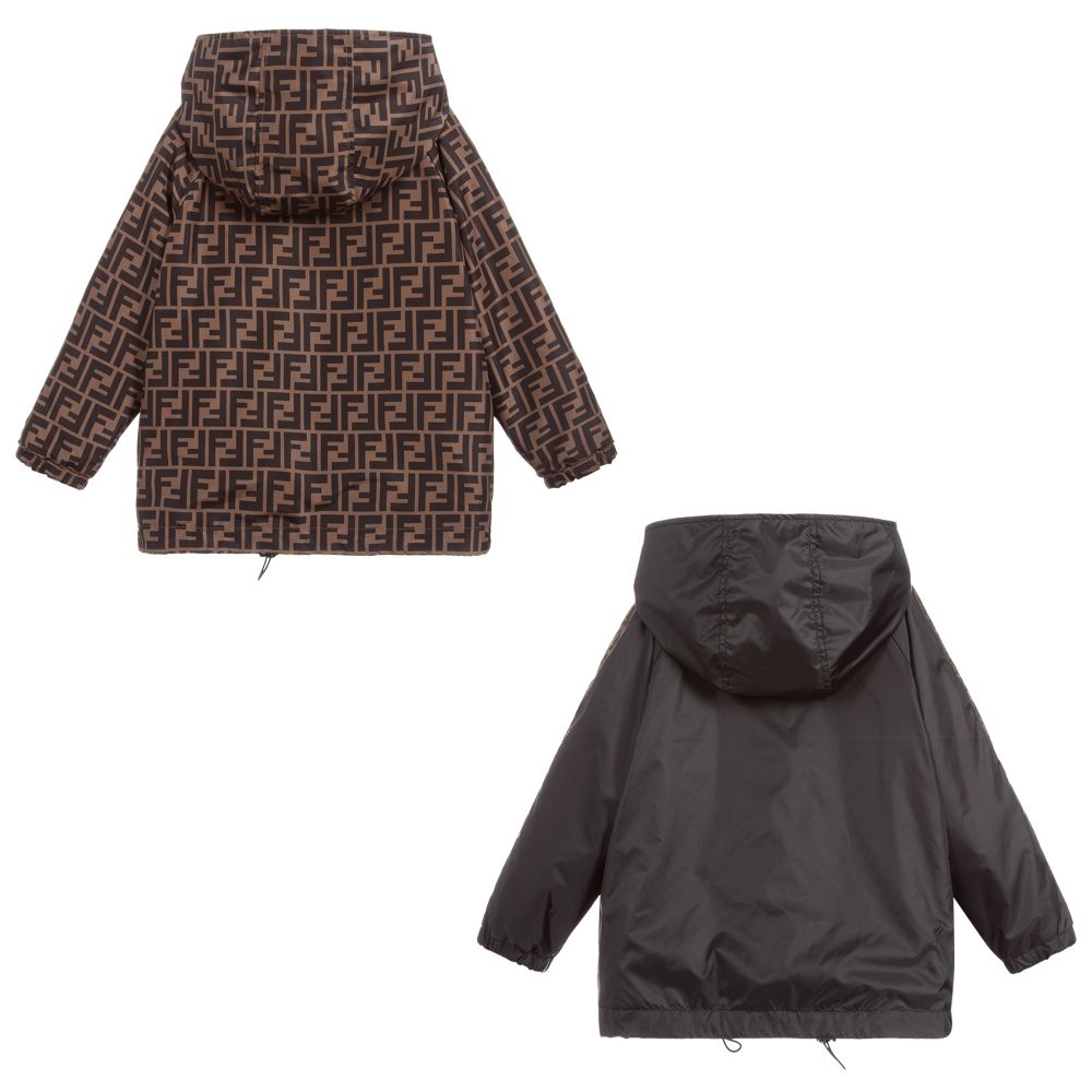 Boys & Girls Brown Reversible Jacket