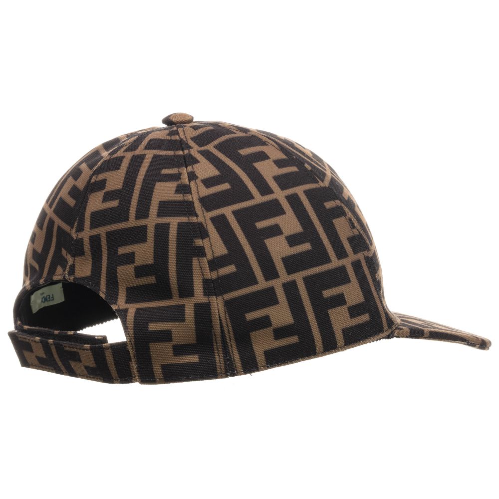 Boys & Girls Brown FF Logo Cap