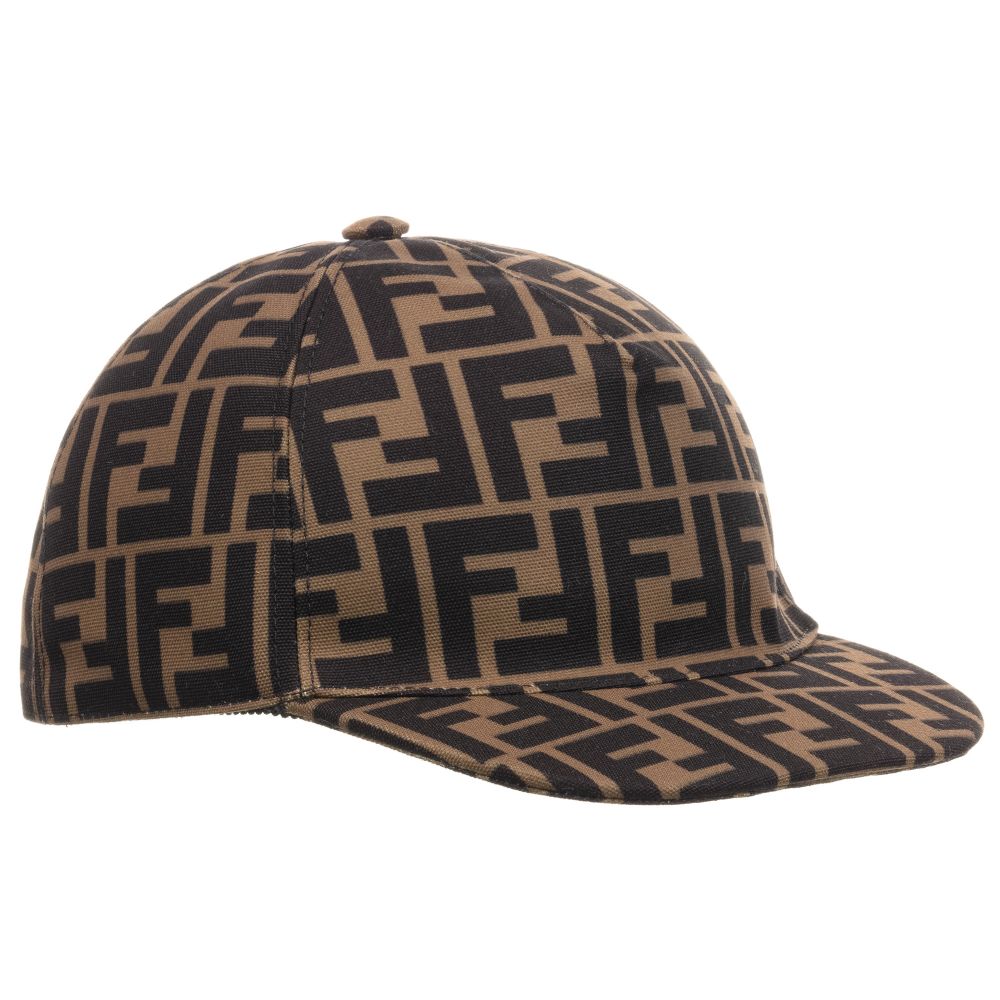 Boys & Girls Brown FF Logo Cap