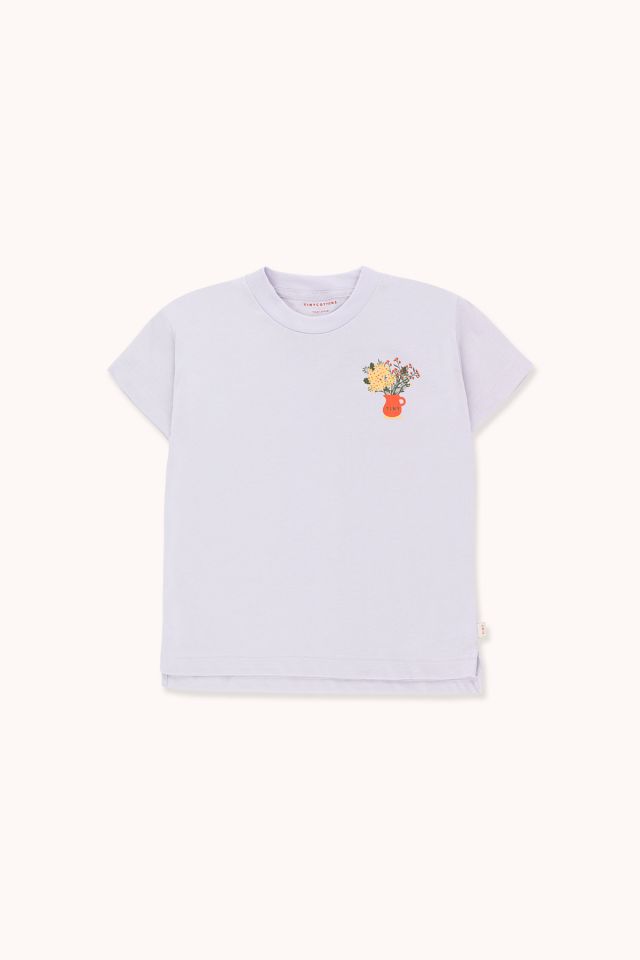 Boys & Girls Light Lilac Cotton T-shirt