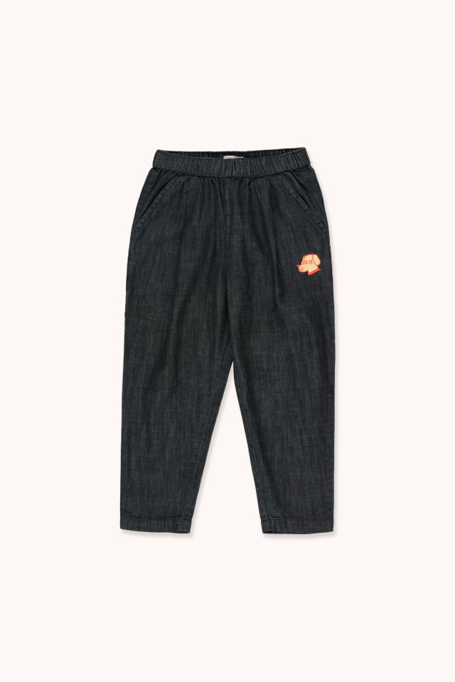 Boys & Girls Black Denim Trousers