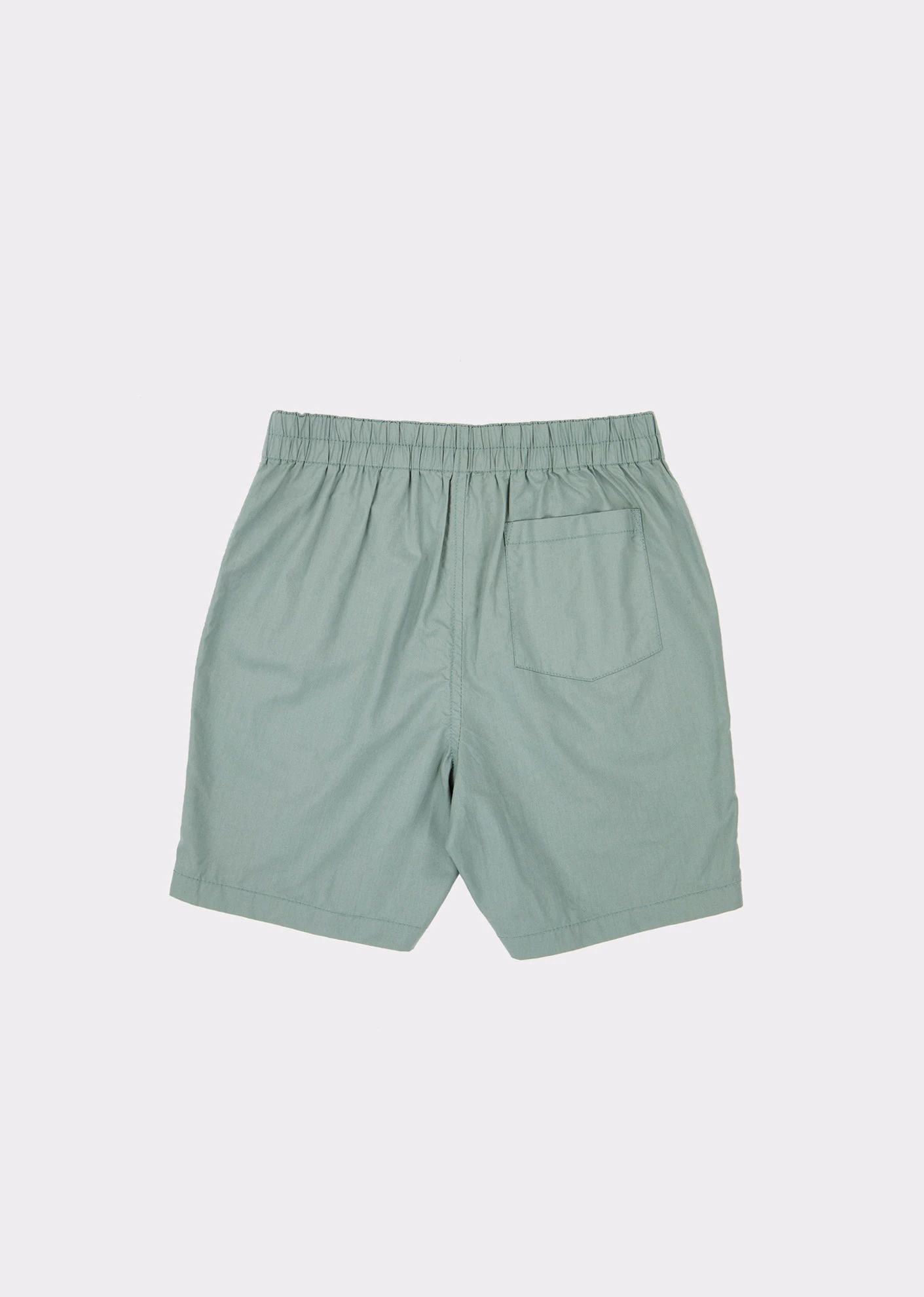 Boys Green Cotton Shorts