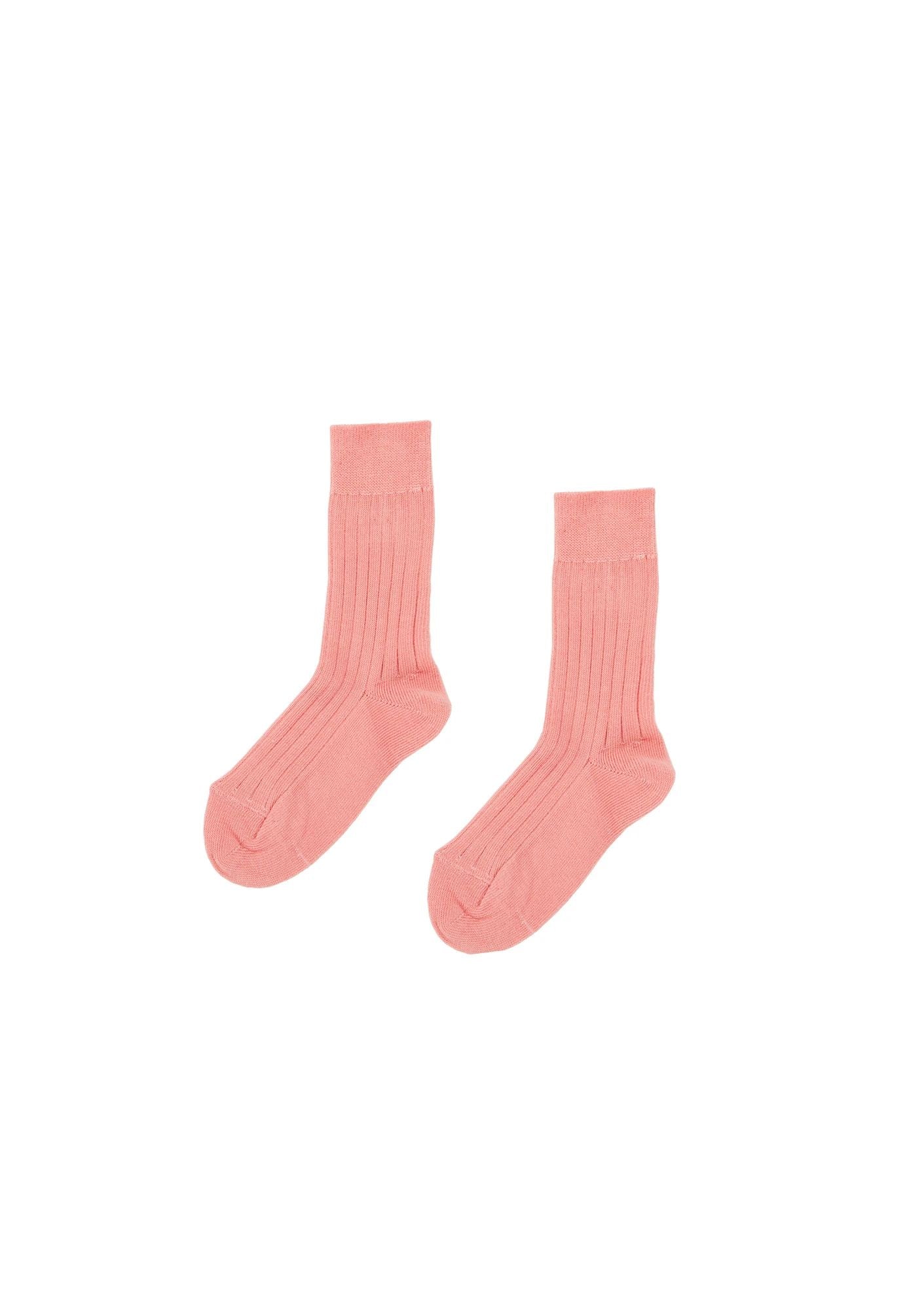 Girls Pink Cotton Socks