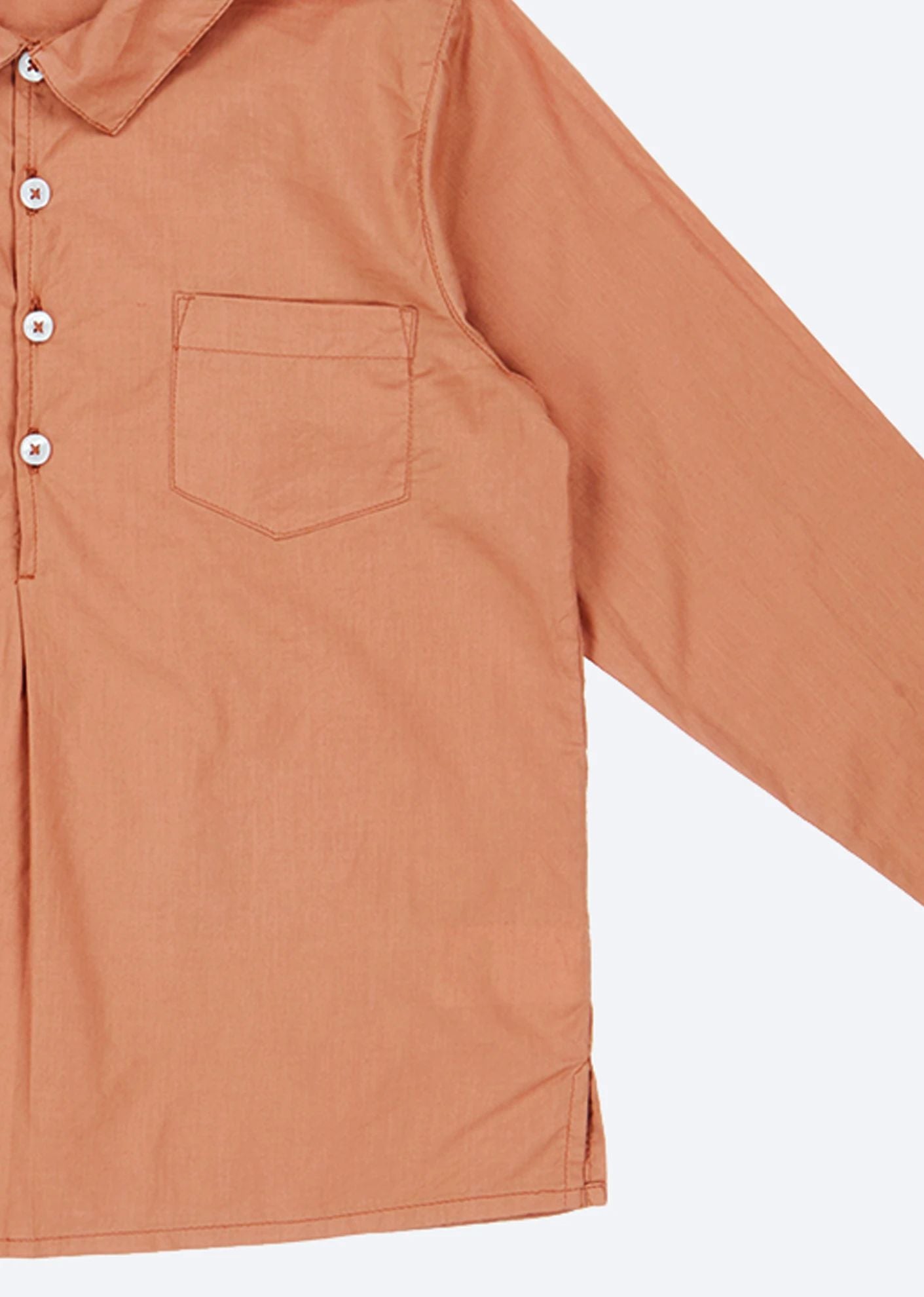 Boys & Girls Caramel Cotton Shirt