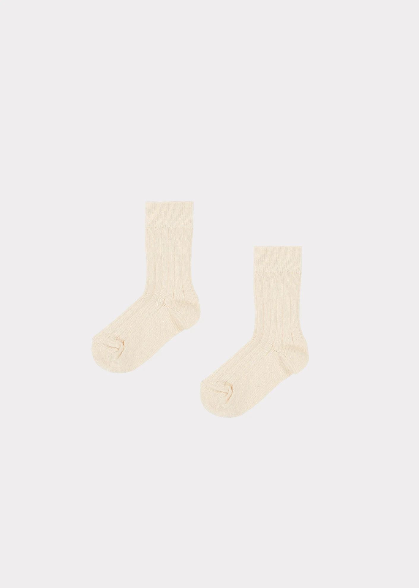 Baby Boys & Girls White Cotton Socks