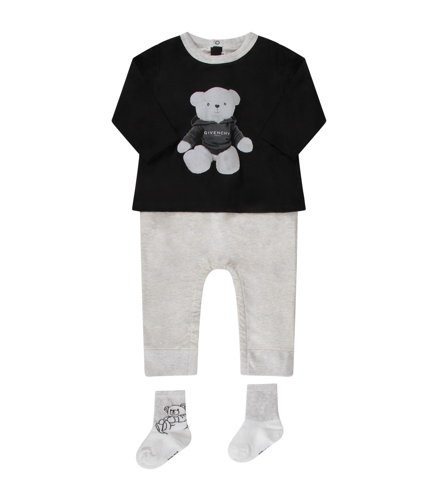 Baby Boys & Girls Black Cotton Set