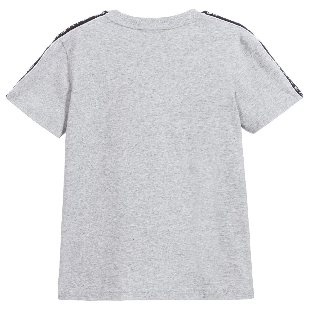 Boys Grey Cotton T-shirt