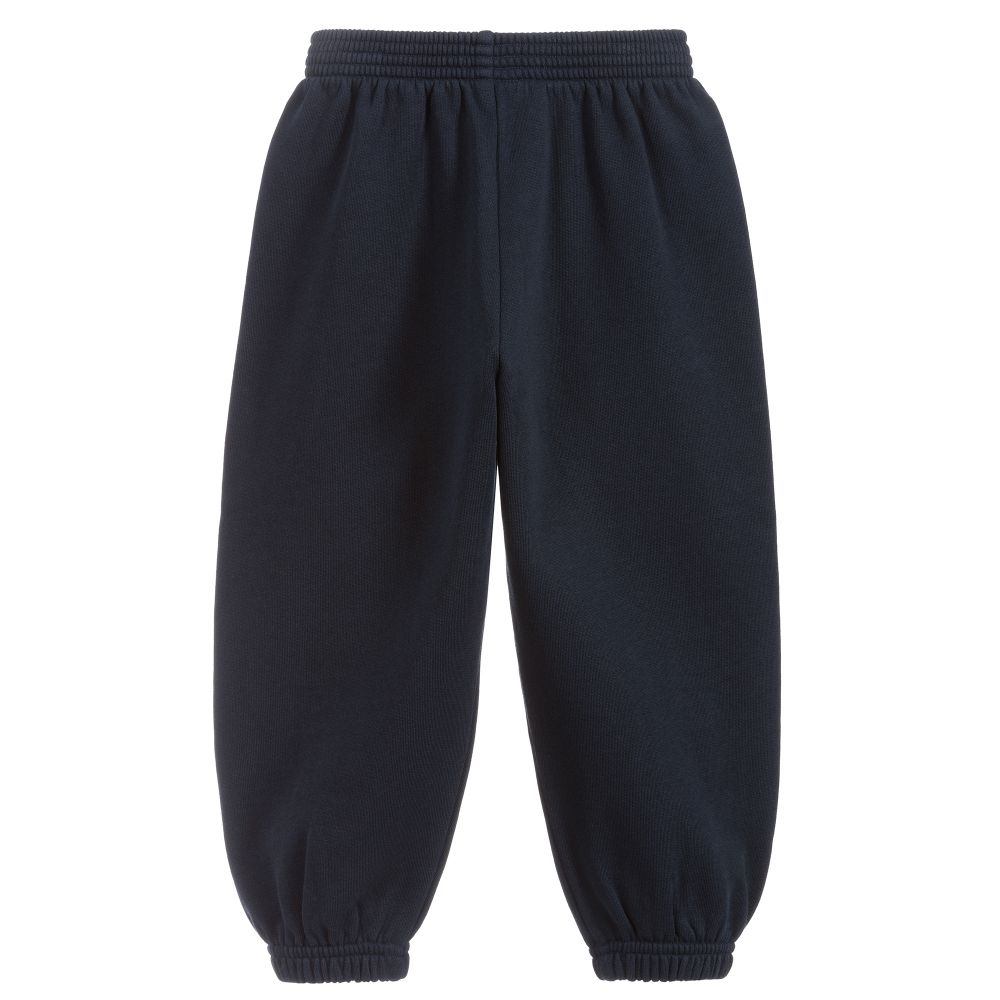 Boys & Girls Navy Cotton Trousers