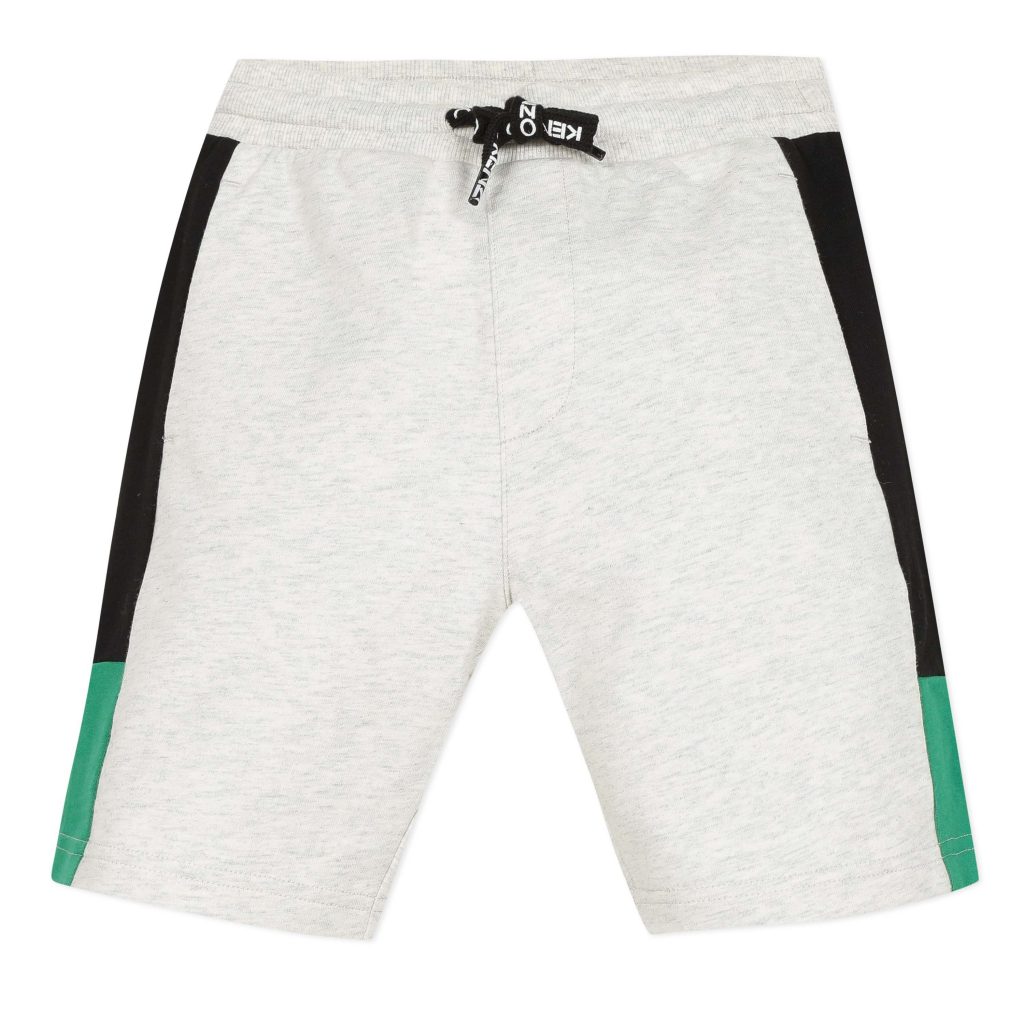 Boys Grey Cotton Shorts