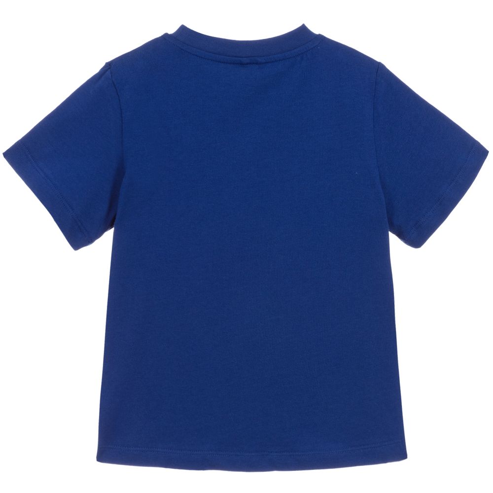 Boys Blue Cotton T-shirt