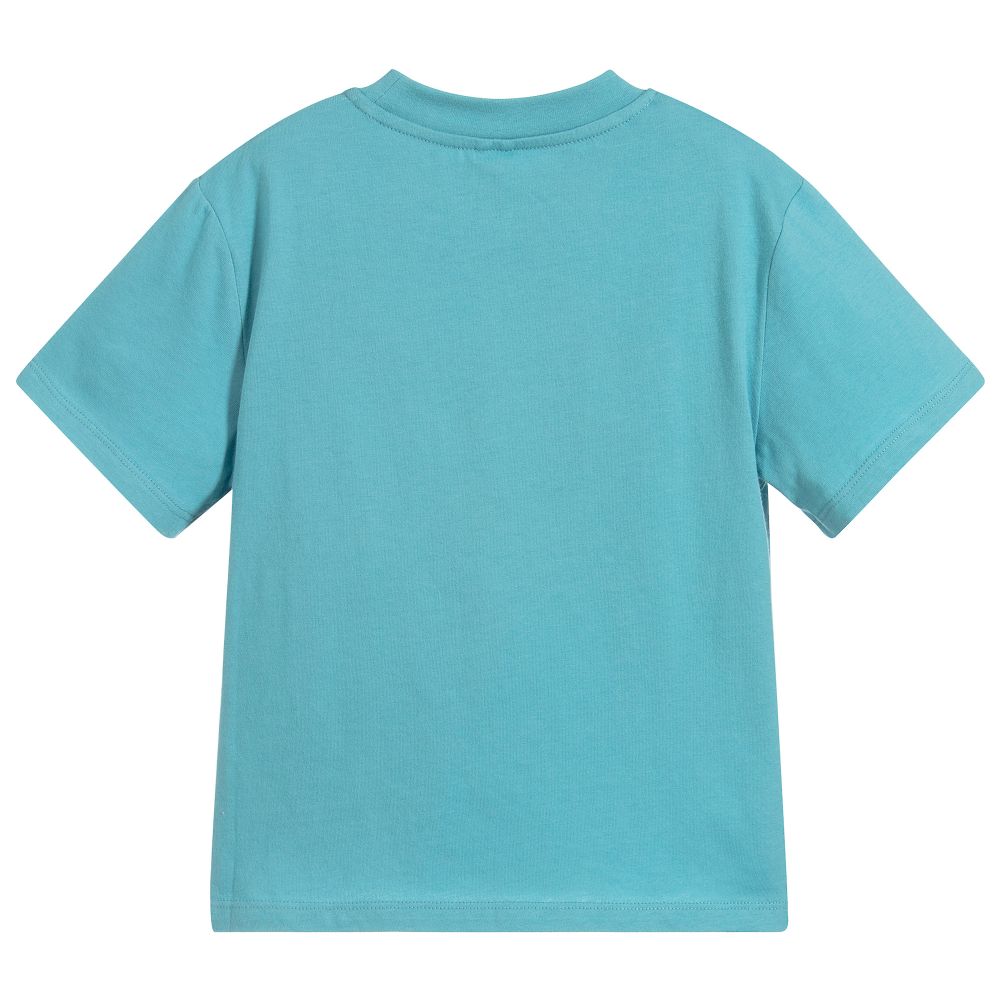 Boys Blue Cotton T-shirt