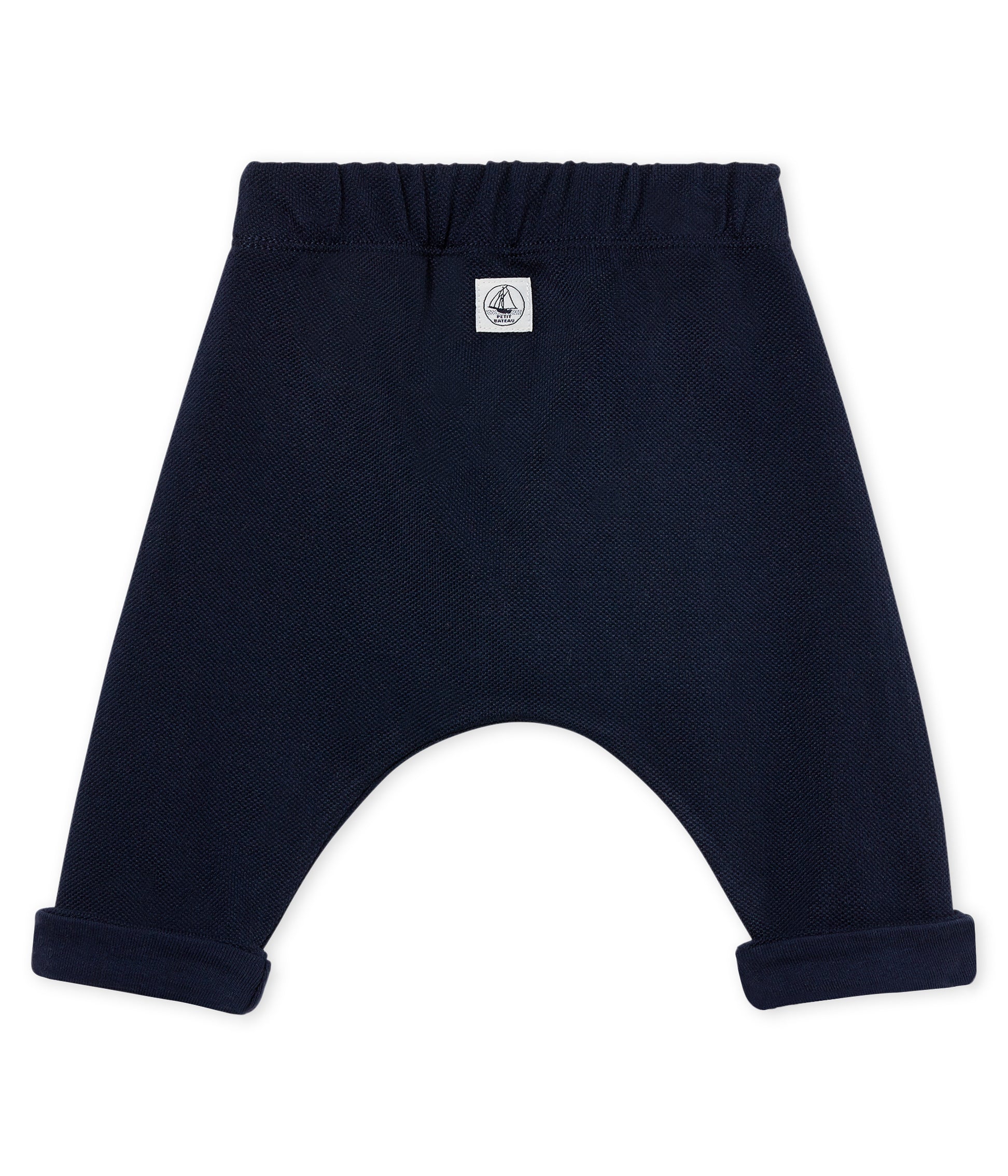 Baby Boys Blue Cotton Trousers