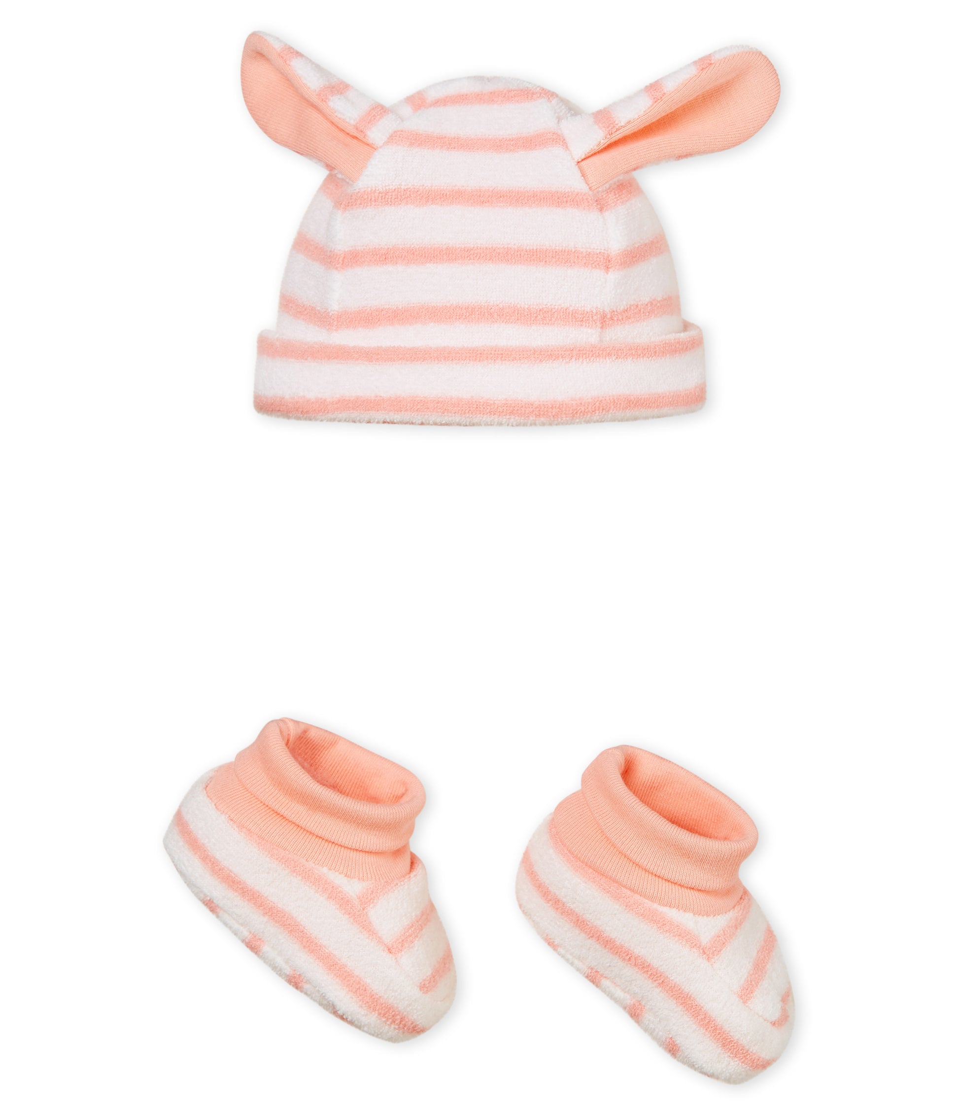 Baby Boys Pink Hat & Shoes Sets