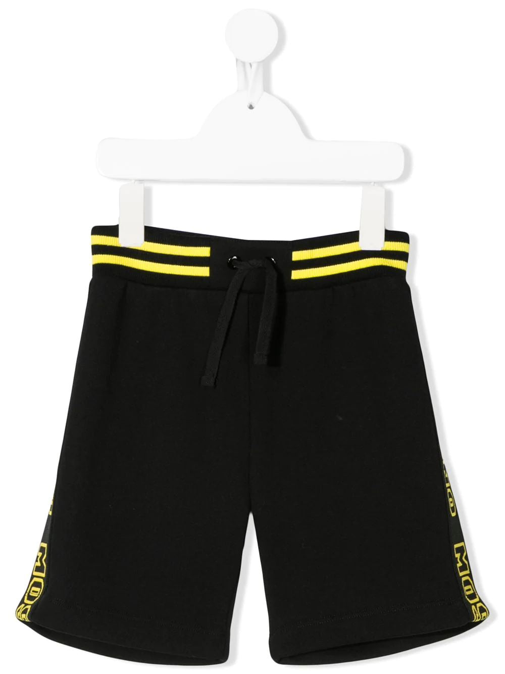 Boys Black Cotton Shorts