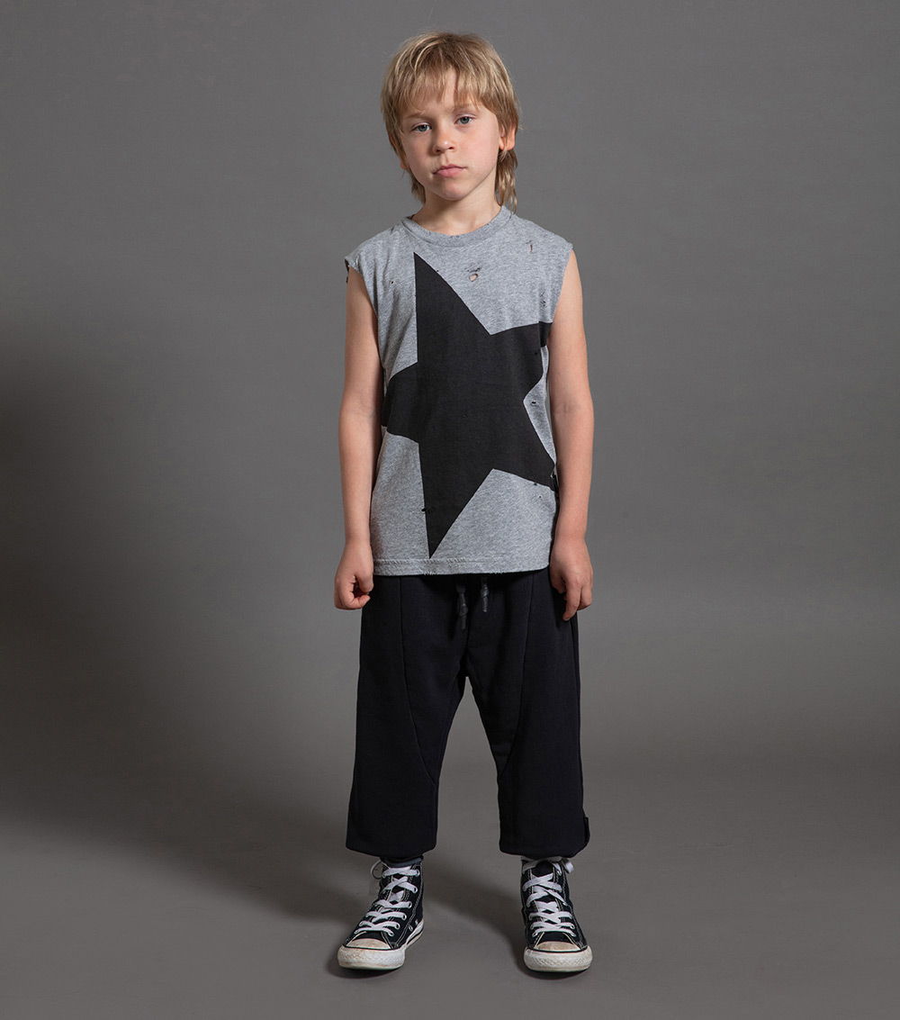 Boys & Girls Grey Sleeveless Top