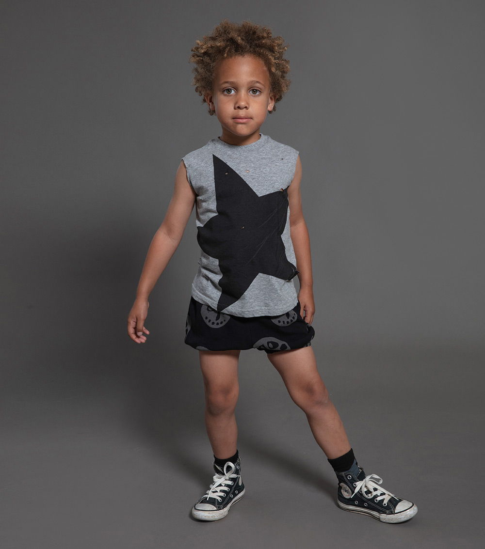 Boys & Girls Grey Sleeveless Top