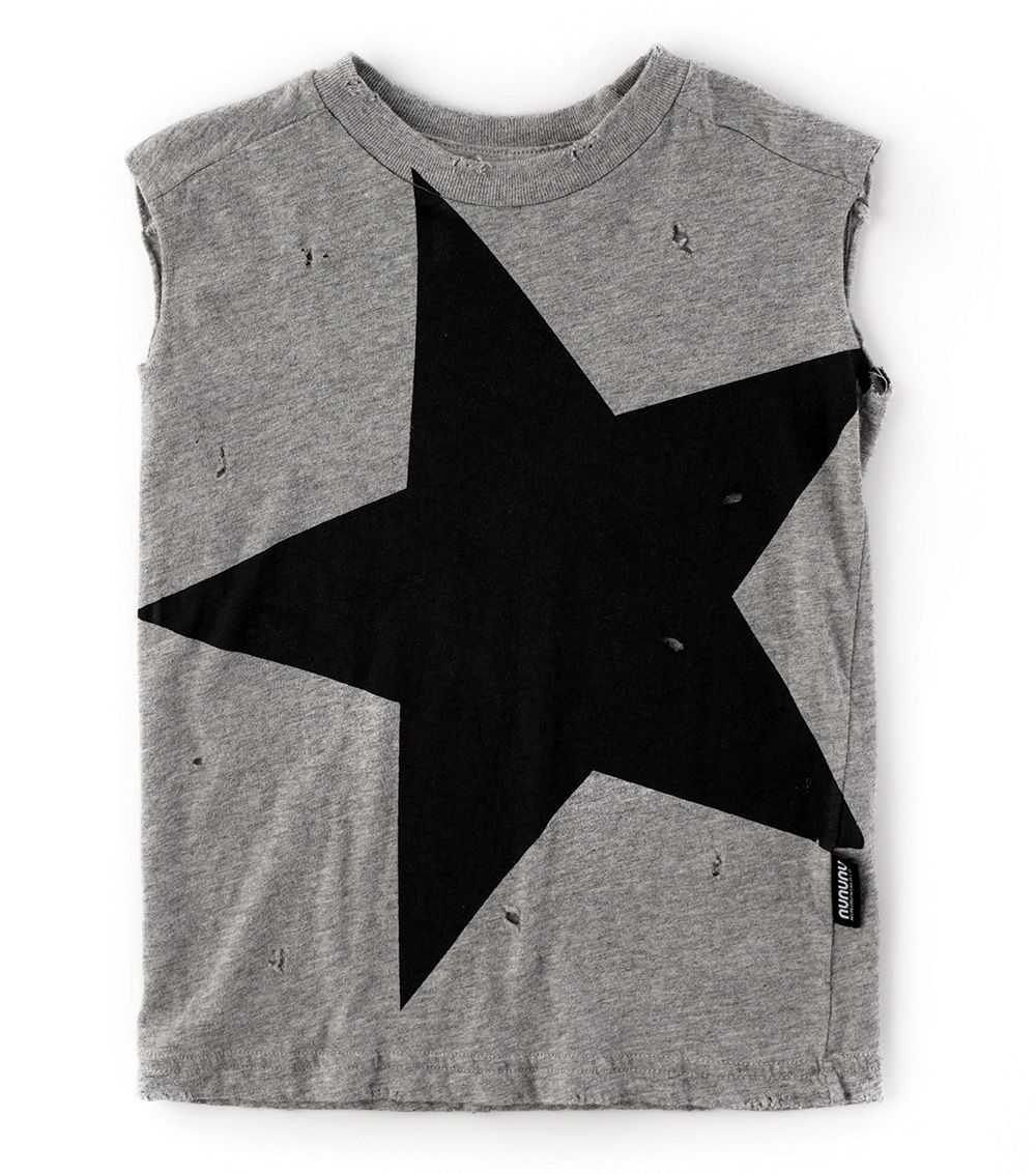 Boys & Girls Grey Sleeveless Top