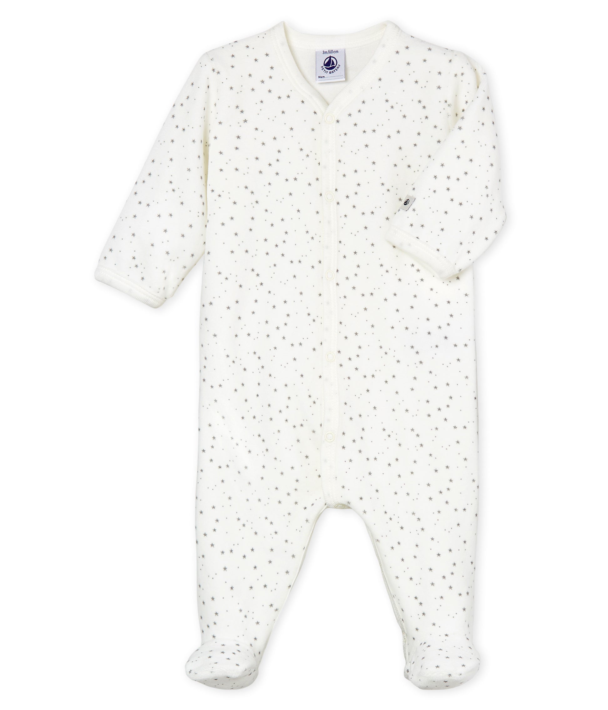 Boys & Girls White Cotton Babysuits