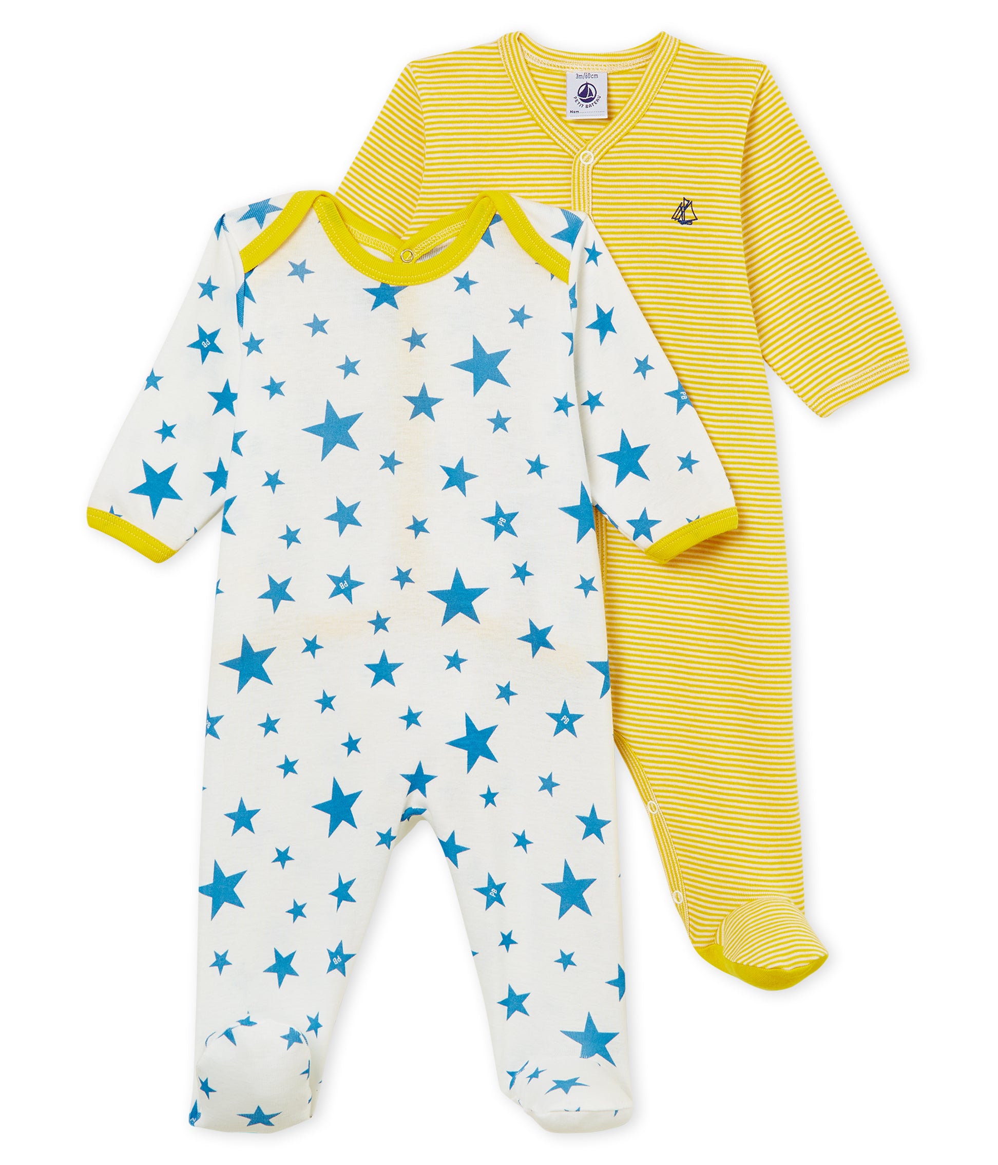 Baby Boys & Girls Yellow & White Star Cotton Sets