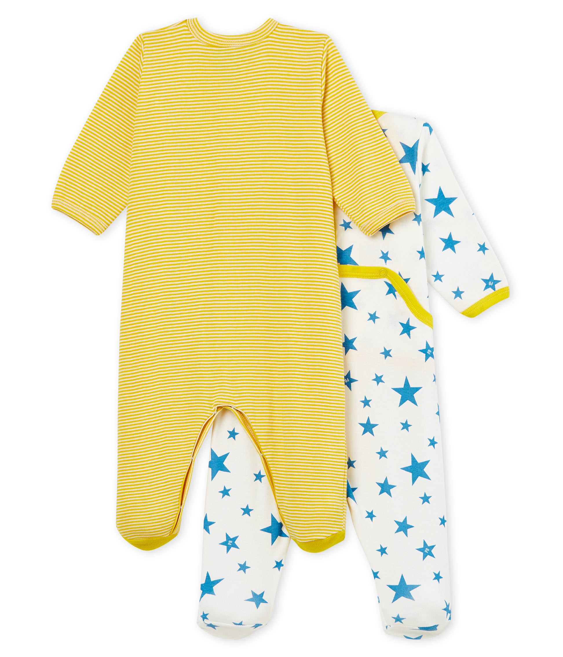 Baby Boys & Girls Yellow & White Star Cotton Sets