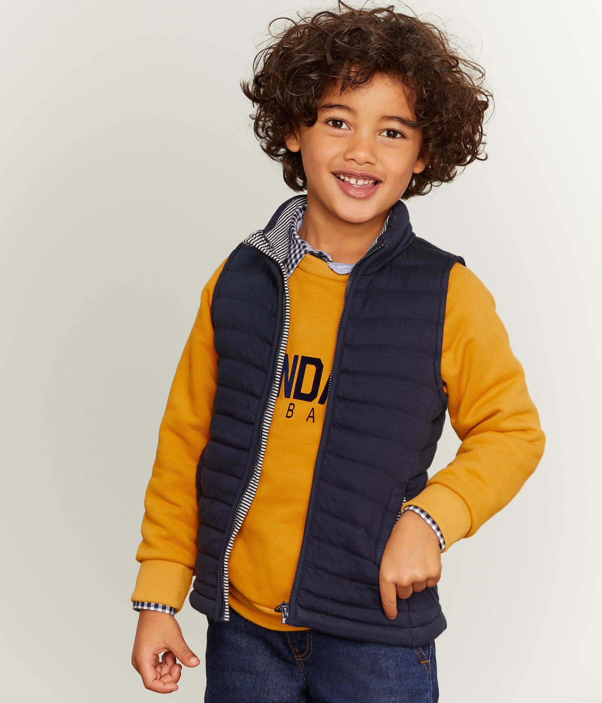 Boys Blue Cotton Vest