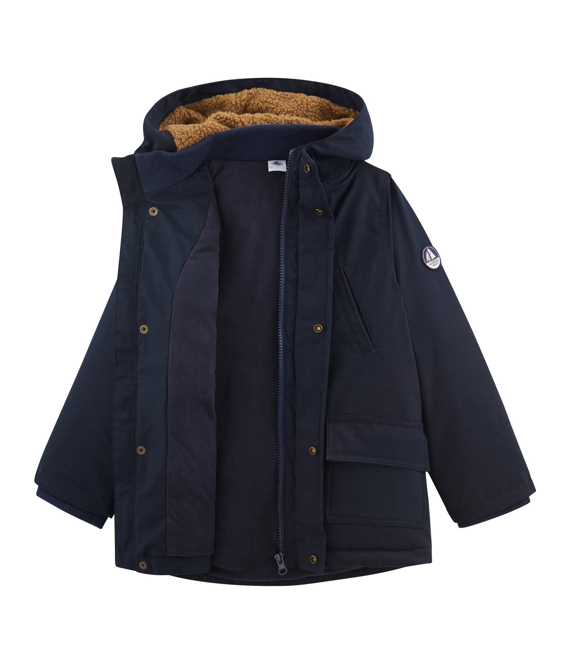 Boys Blue Hooded Jacket