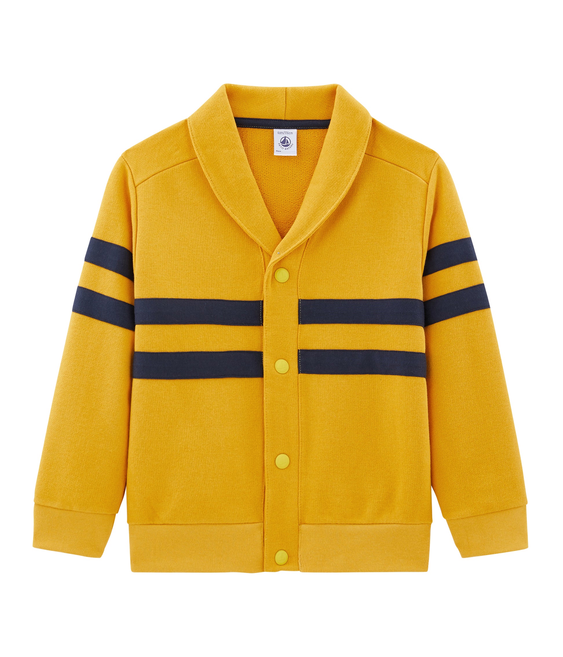 Boys Yellow Cotton Coat