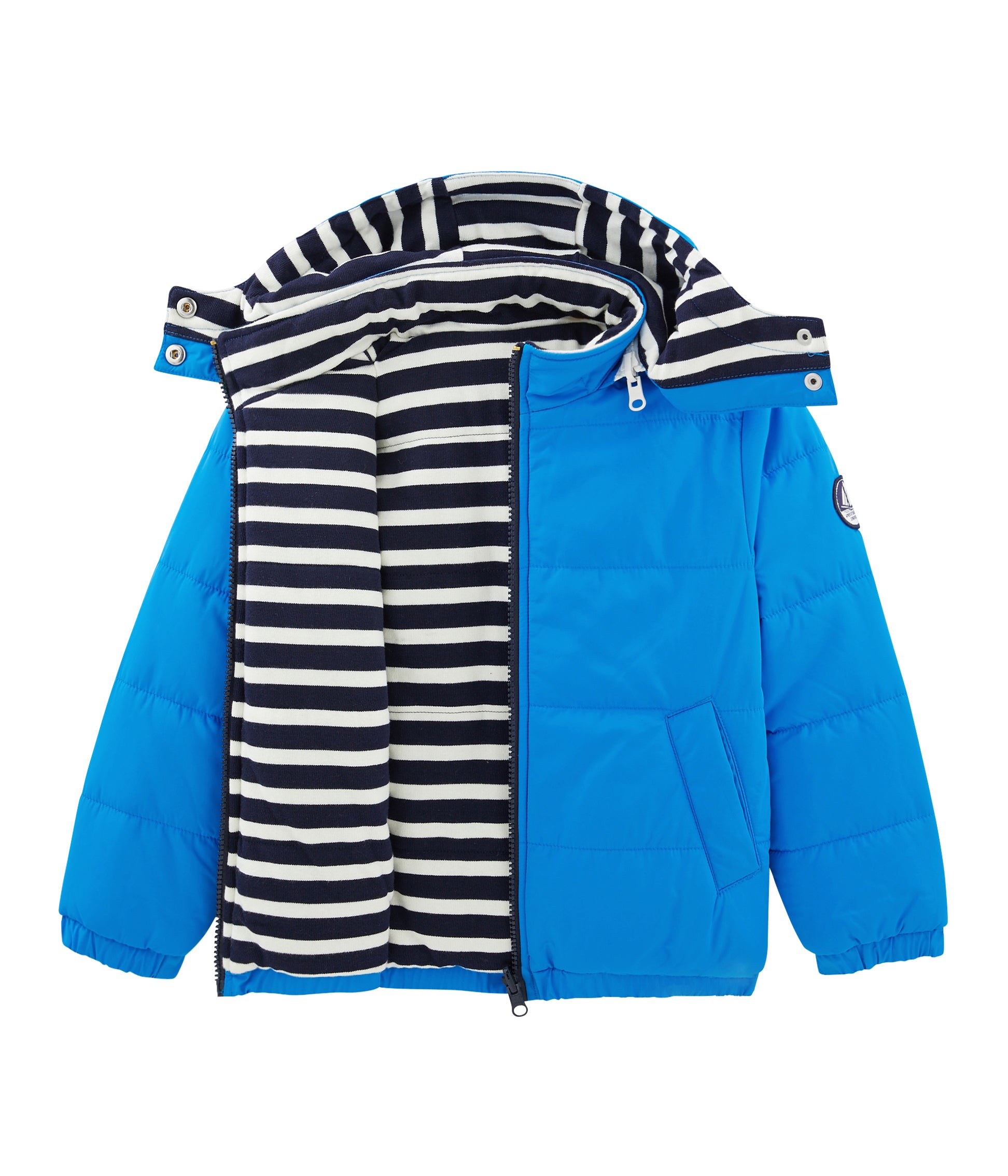 Boys & Girls Blue Double Sided Coat