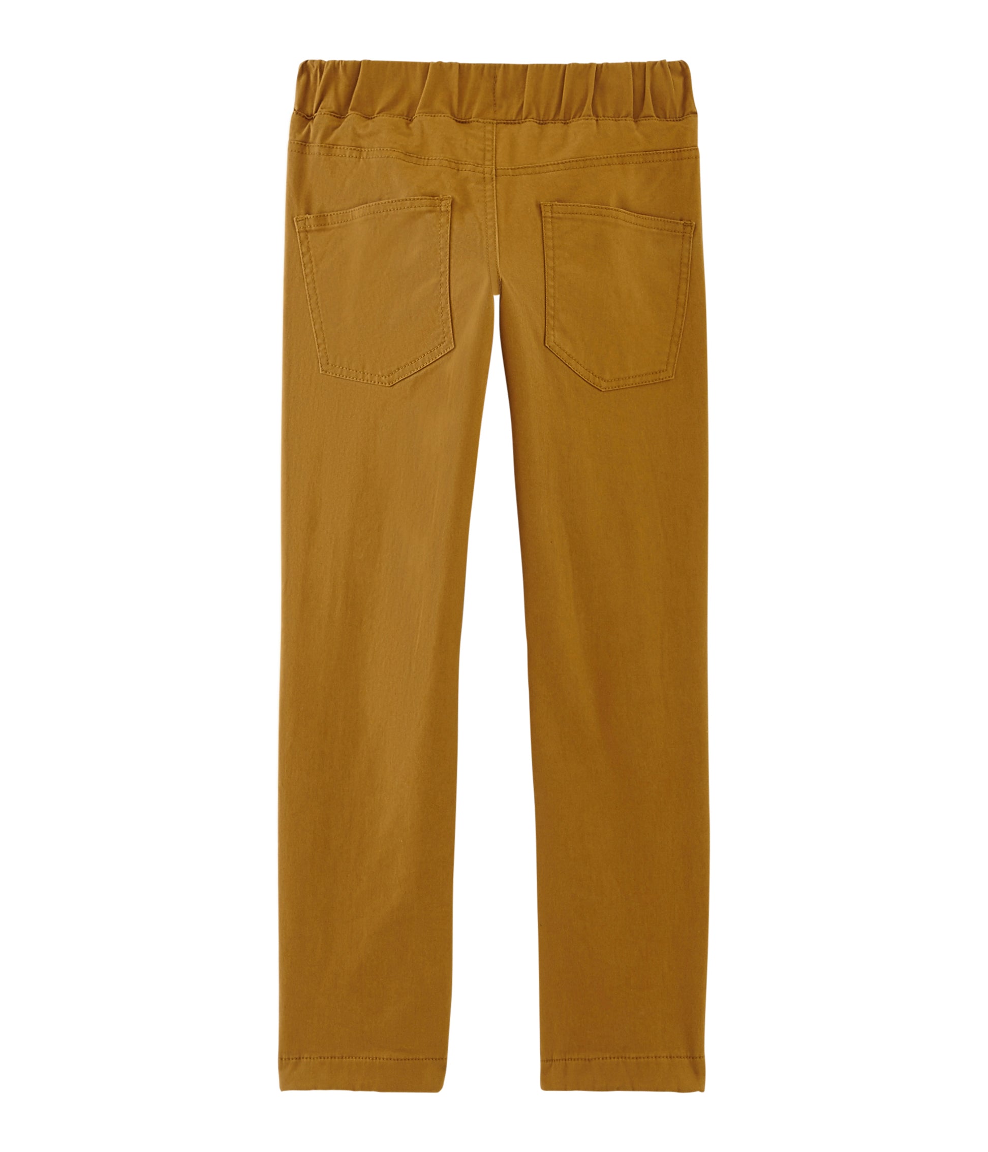 Boys Ginger Drawstring Cotton Trousers