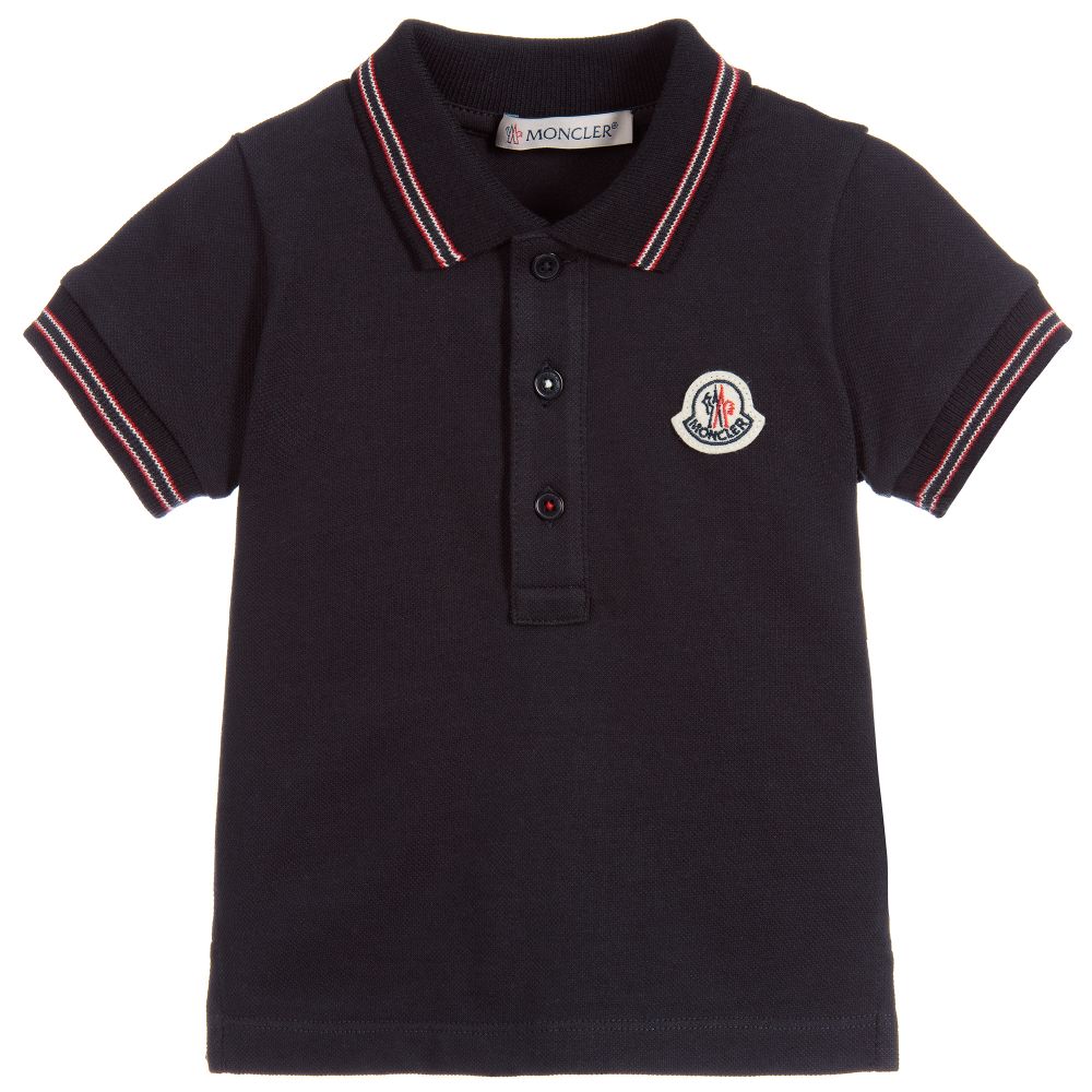 Baby Boys Navy Polo Shirt