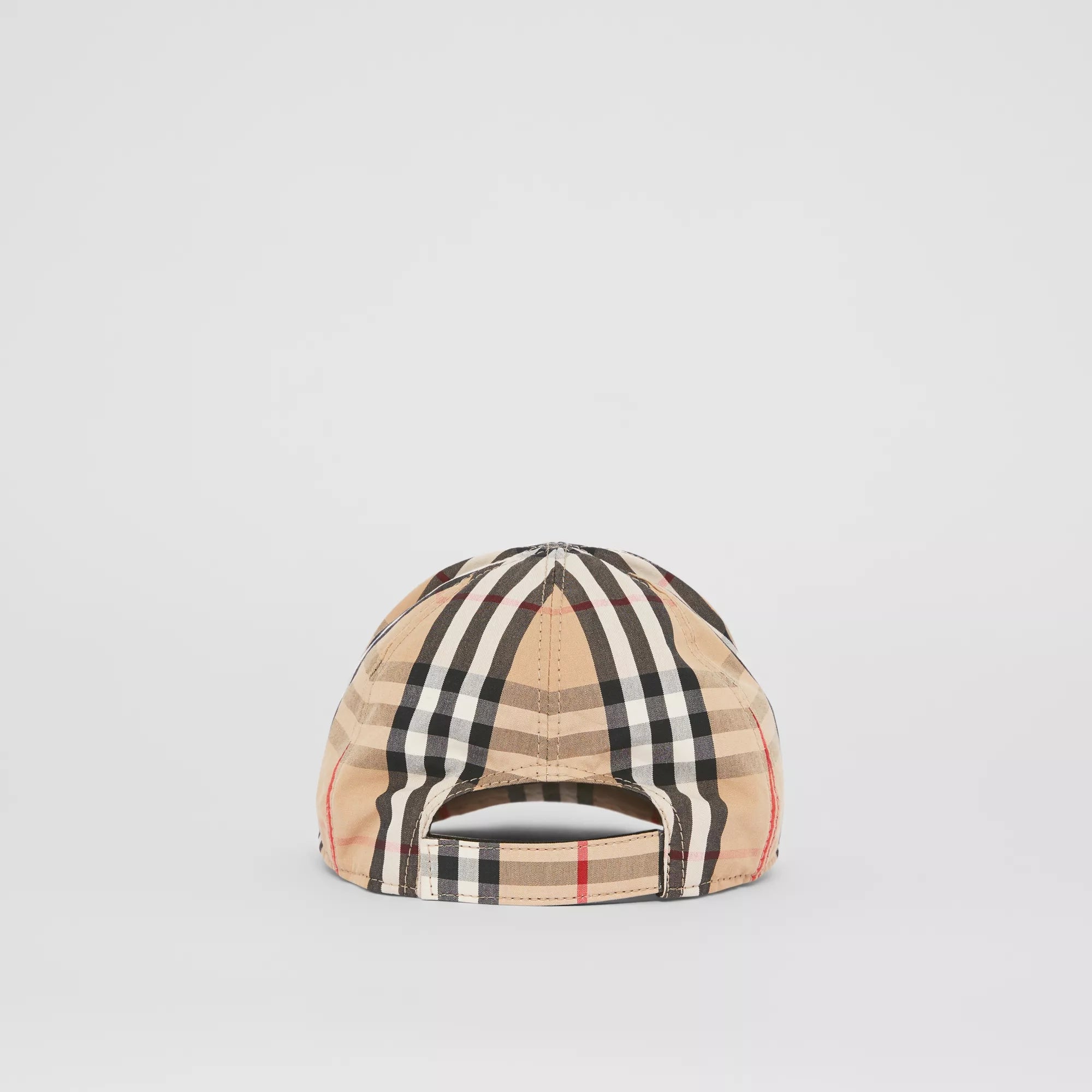 Boys & Girls Beige Stripe Cotton Hat