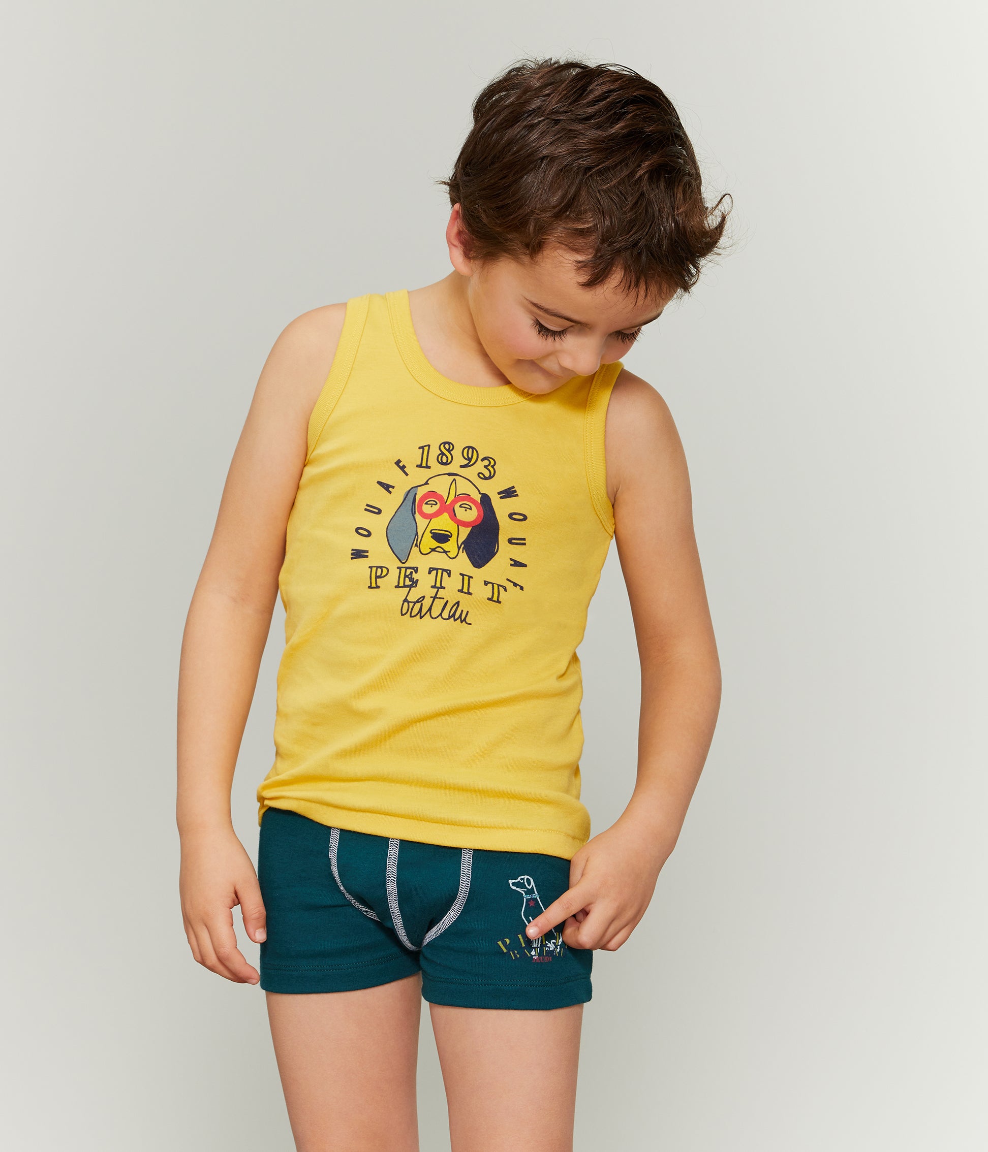 Boys Multicolor Cotton Vest Sets